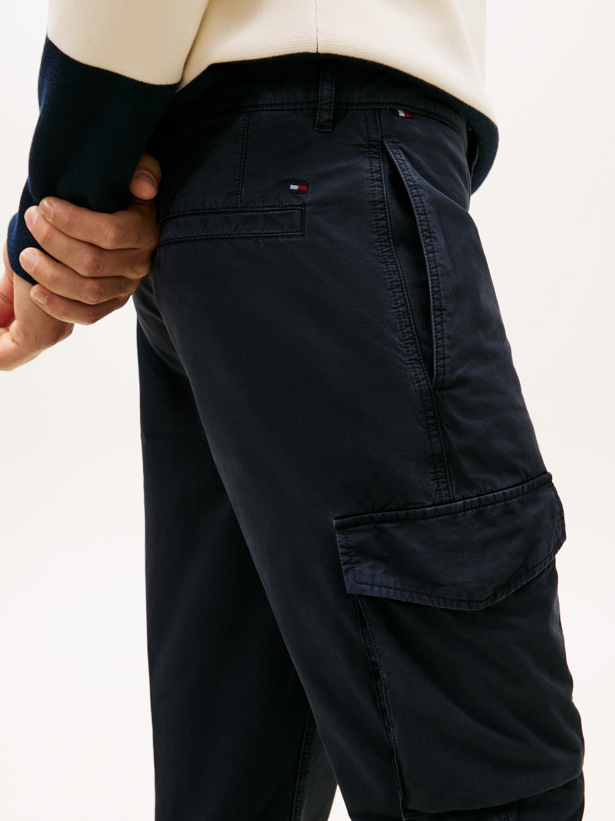 Tommy Hilfiger Pantalon cargo »DENTON LW TWILL«  Straight Fit, Baumwolle