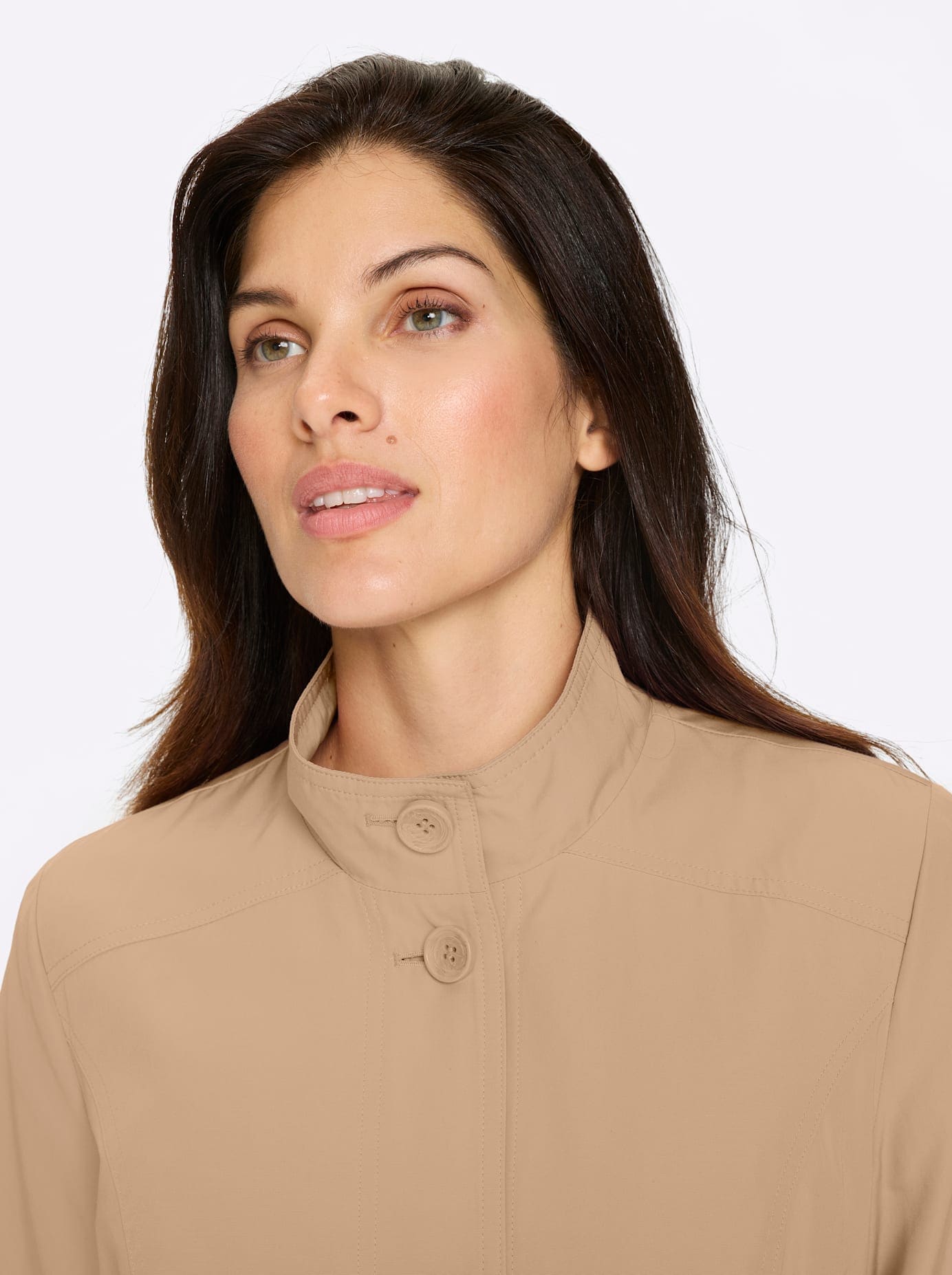 Classic Basics Veste longue ohne Kapuze