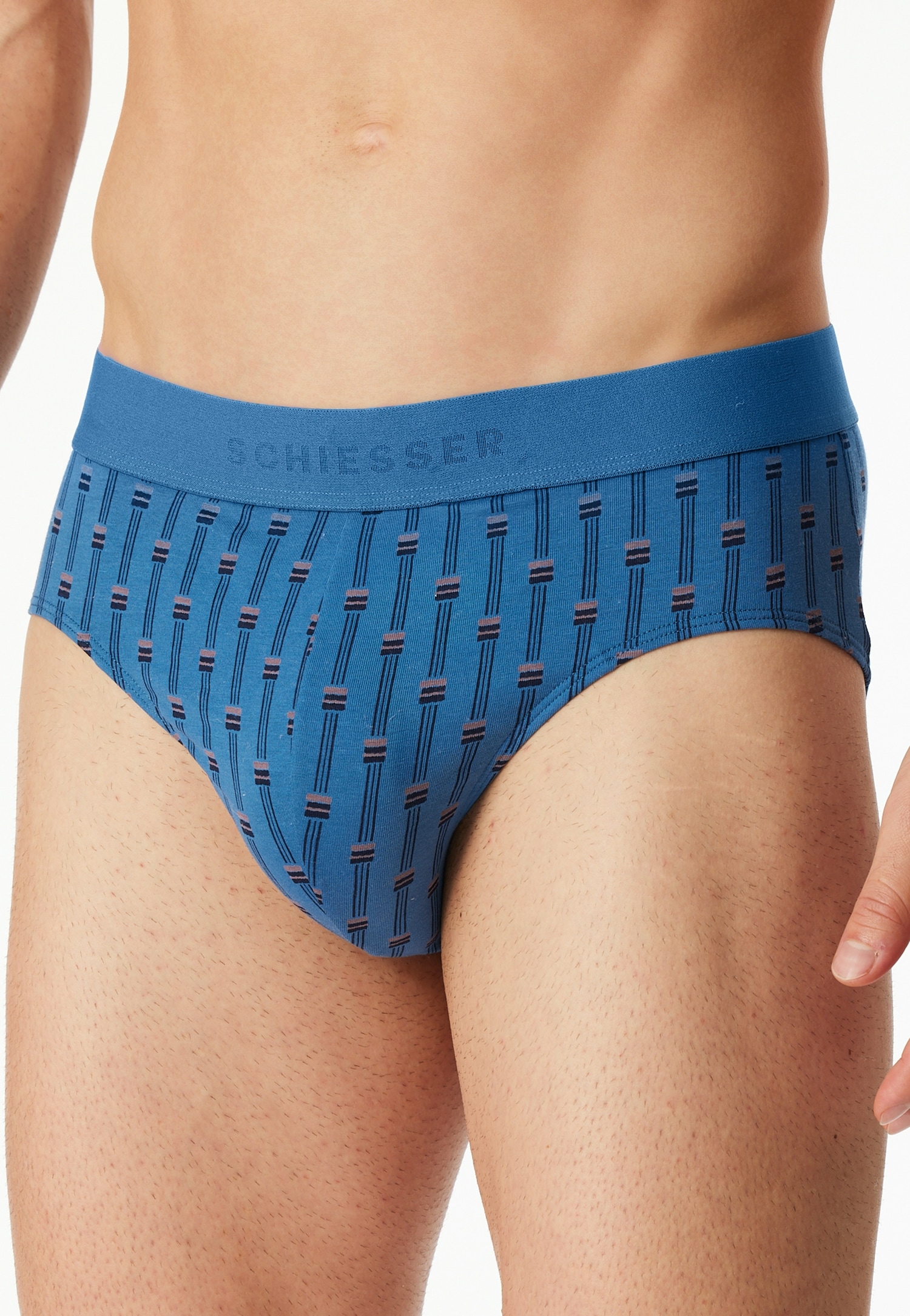 Schiesser Slip rio »95/5 Multipacks« 3er Pack,  ohne Eingriff, softer Logo-Webgummibund