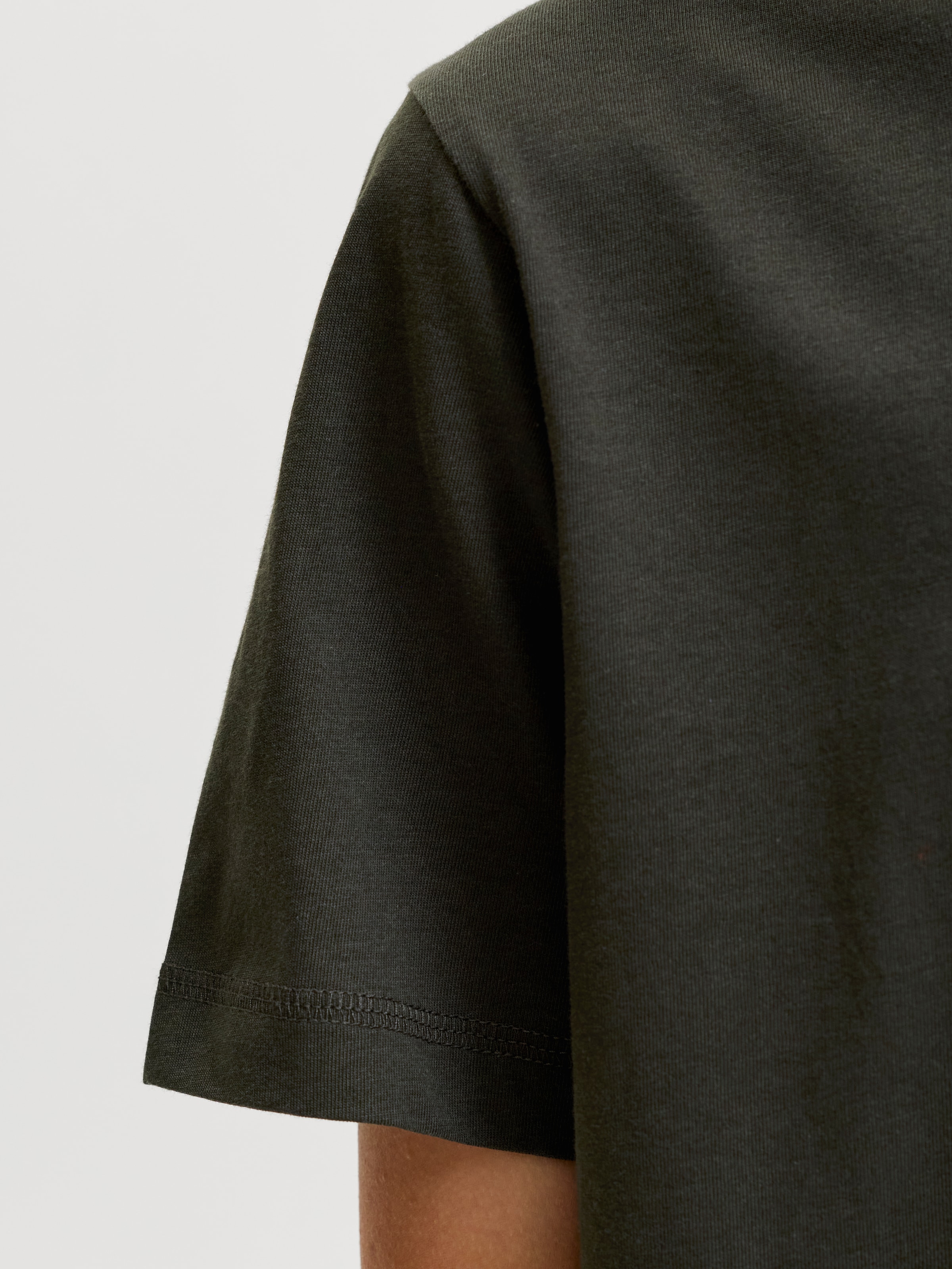 Jack & Jones Junior Rundhalsshirt »JCOCLUB GRAPHIC FRONT PRINT TEE SS JNR« Baumwolle, regular fit