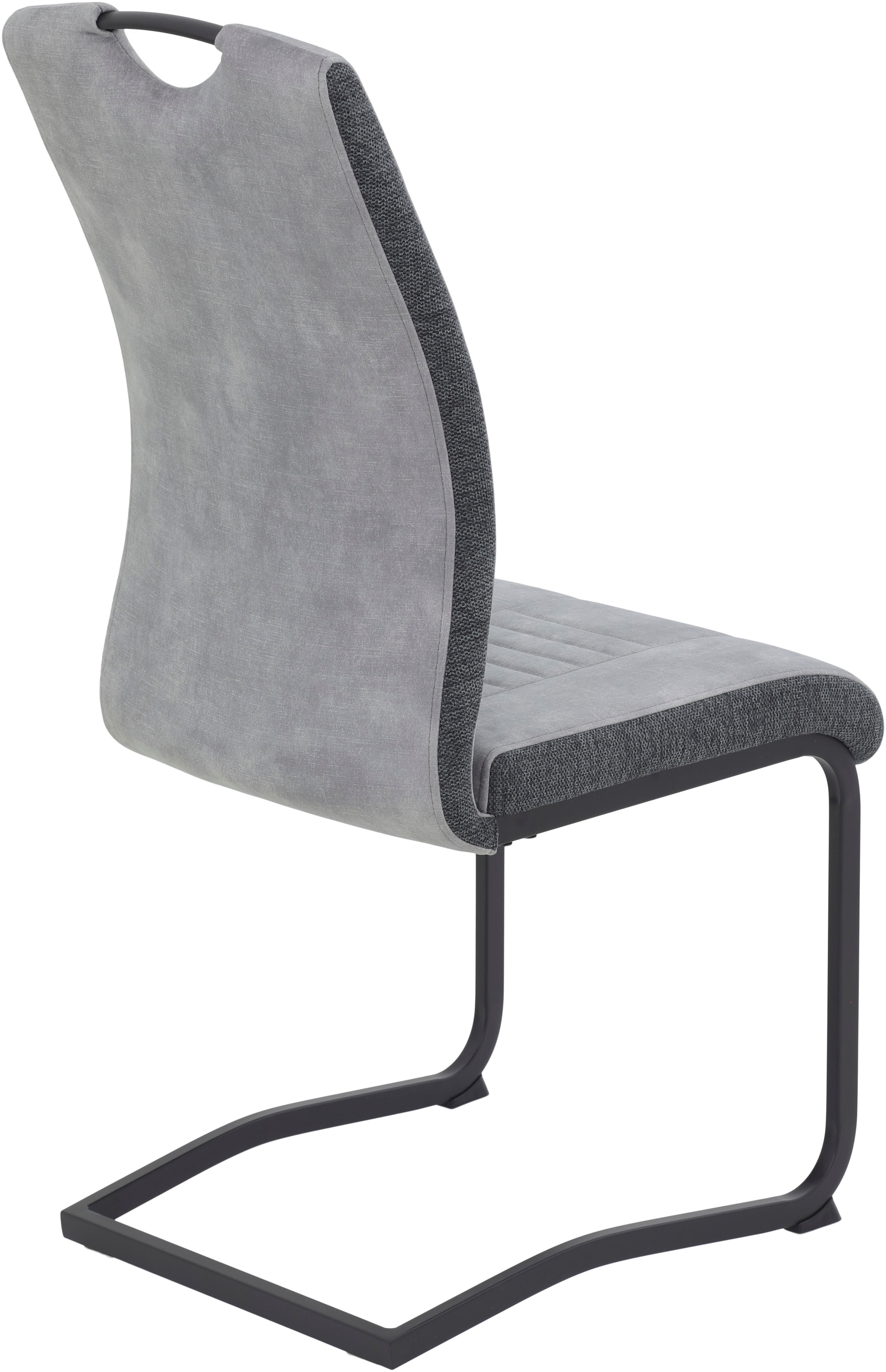 HELA Chaise cantilever »RIGA« (Set) 2 cuisFreischwinger,Vierkantrohrgestell,mit Griff,Stoffkombination