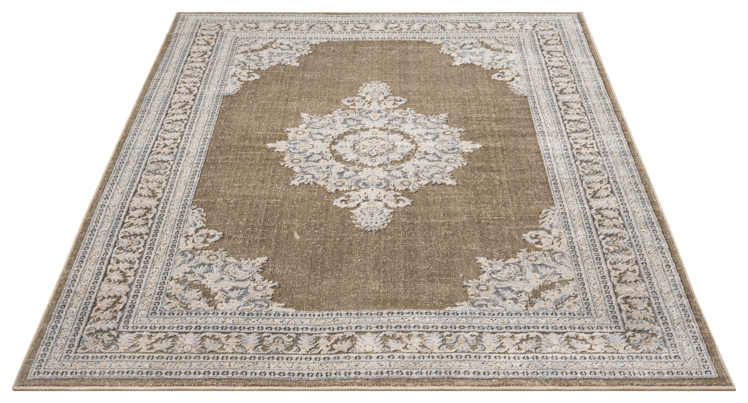 GOODproduct Tapis »Banli, Vintage-Look, Orient-Optik« Rectangulaire 9 mm Höhe dezenter Glanz, Schrumpf-Garn-Effekt, Wohnzimmer, Schlafzimmer