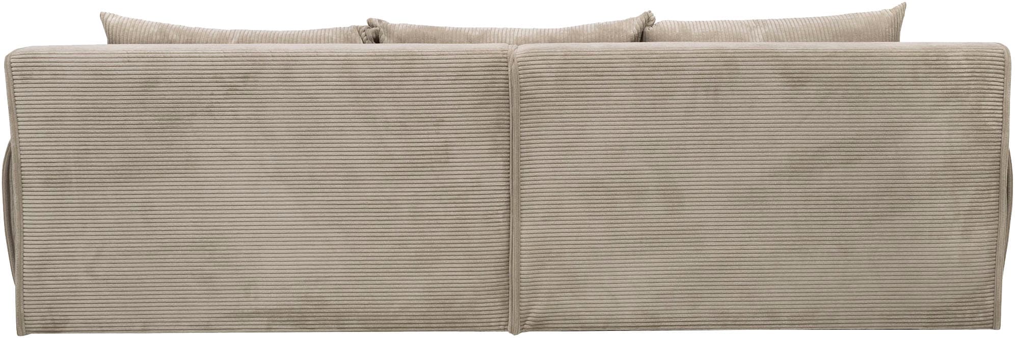 Home affaire Big-Sofa »Katja, B: 275 cm« Mega-Sofa mit 4 Zierkissen