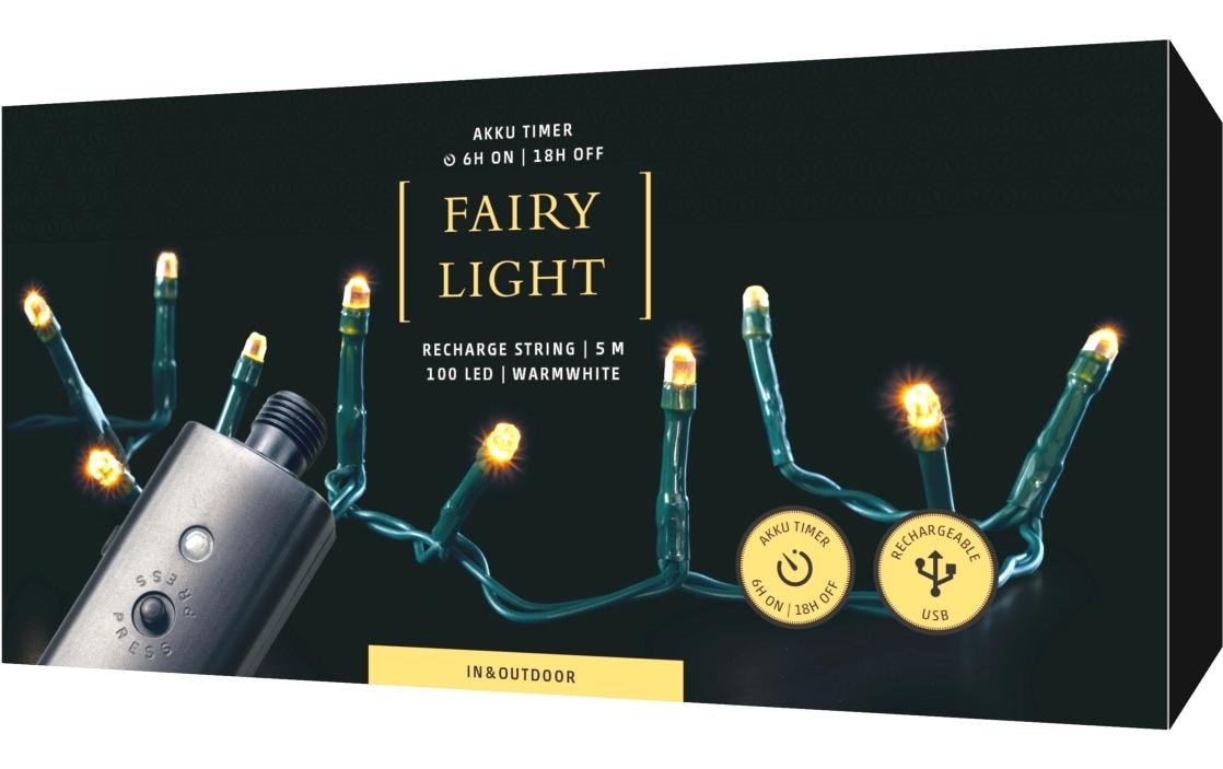 STT LED-Lichterkette »Recharge« 100 Stk.-flammig