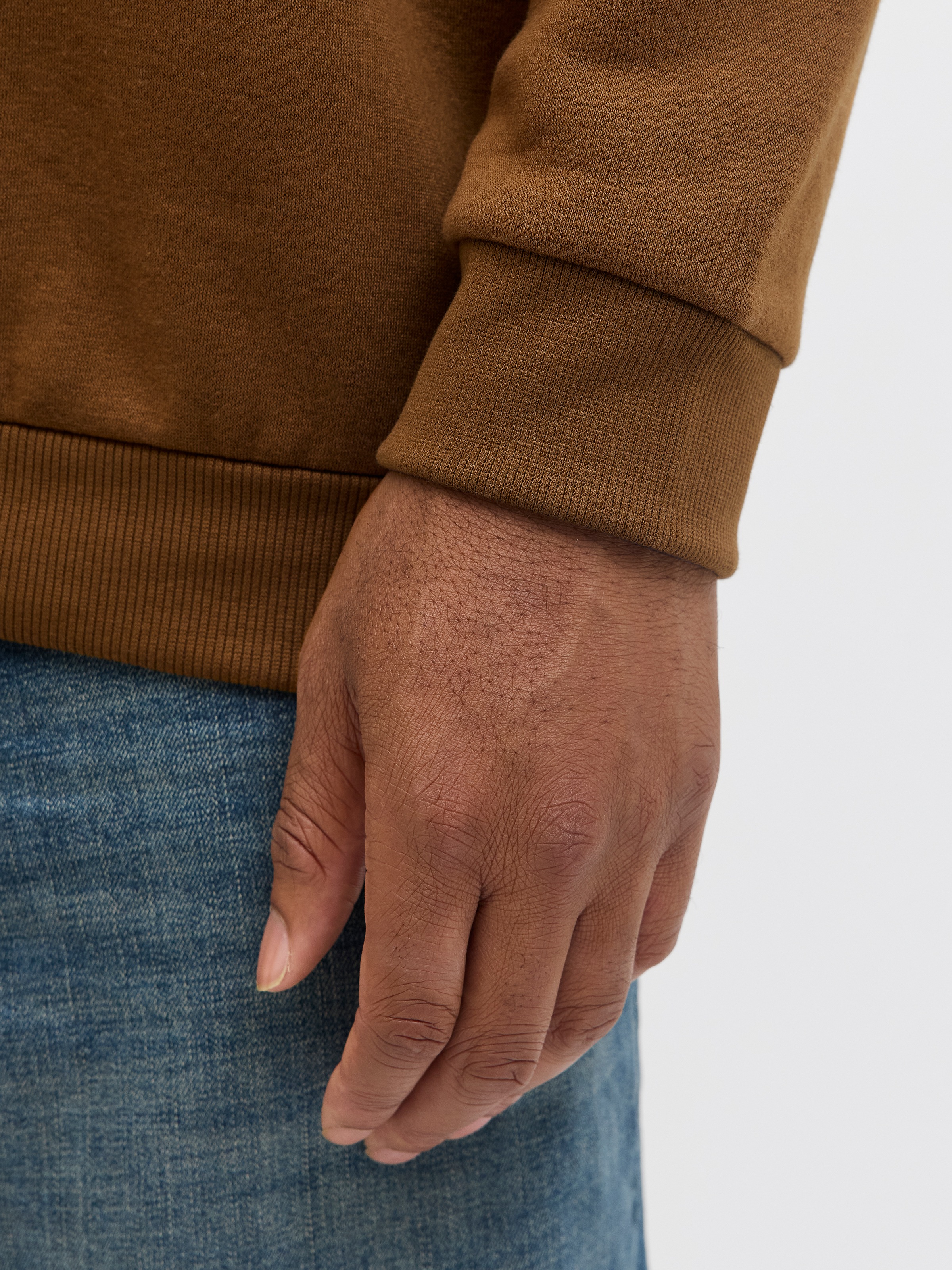 Jack & Jones PlusSize Sweatshirt »JJEBRADLEY SWEAT CREW NOOS PLS«, mit Rippbündchen
