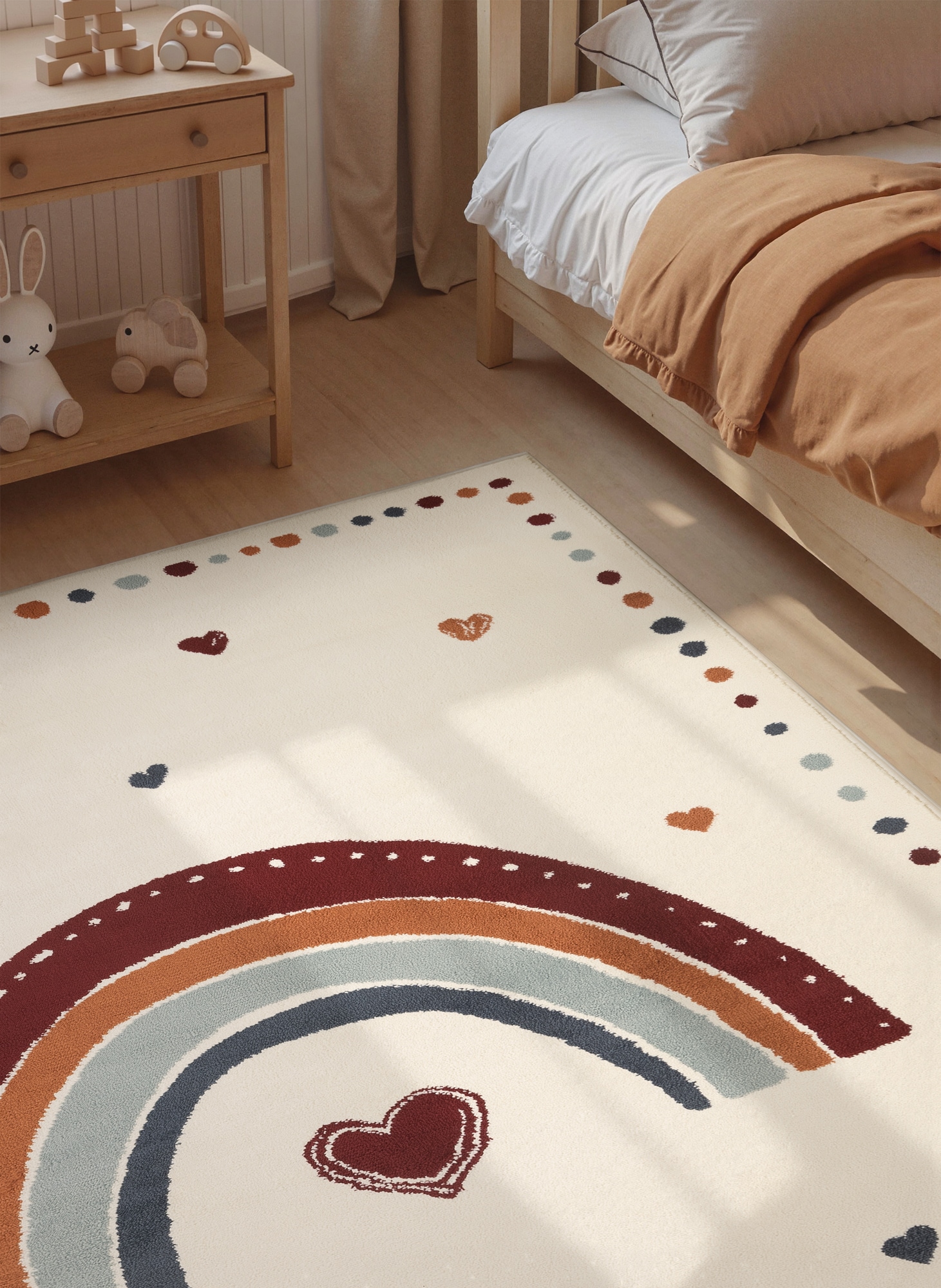 HANSE Home Kinderteppich »Luvy« rechteckig 10 mm Höhe Pflegeleicht, Weich, Kinderzimmer, Spielteppich, Spielunterlage