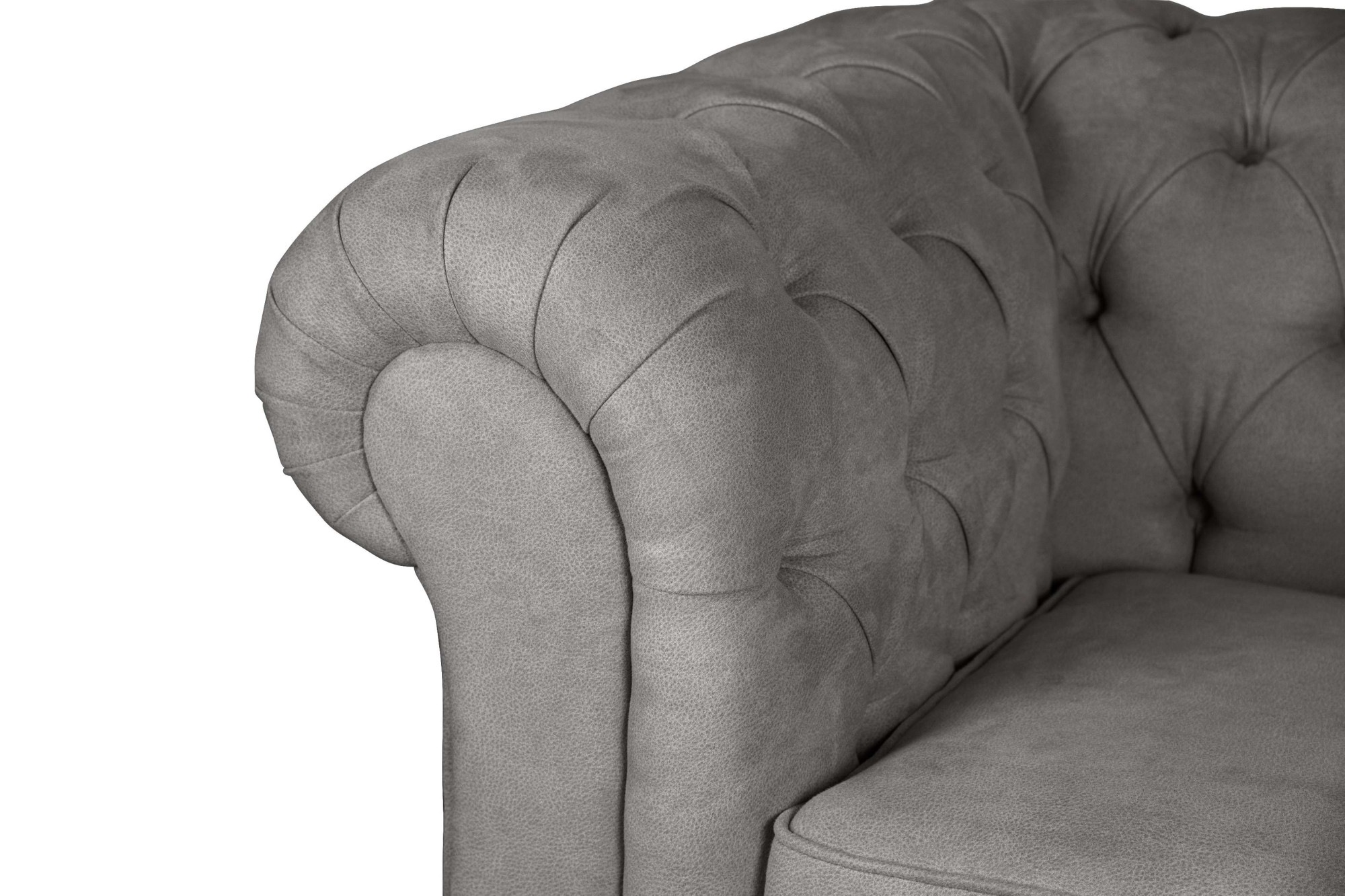 Home affaire 3-places »CHARENTE, optionale Schlafsofa, Chesterfield-Sofa, Bettfunktion« mit edler Knopfheftung und typischen Armlehnen, B/T/H 198/89/74 cm