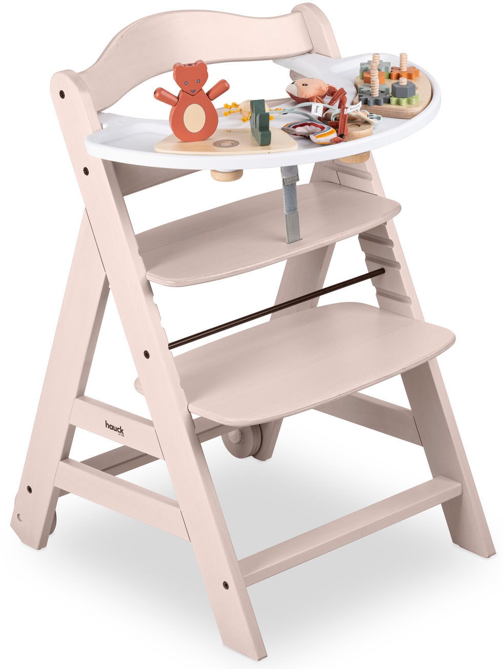 Hauck Hochstuhl »Beta+« () mit Holzrädern
