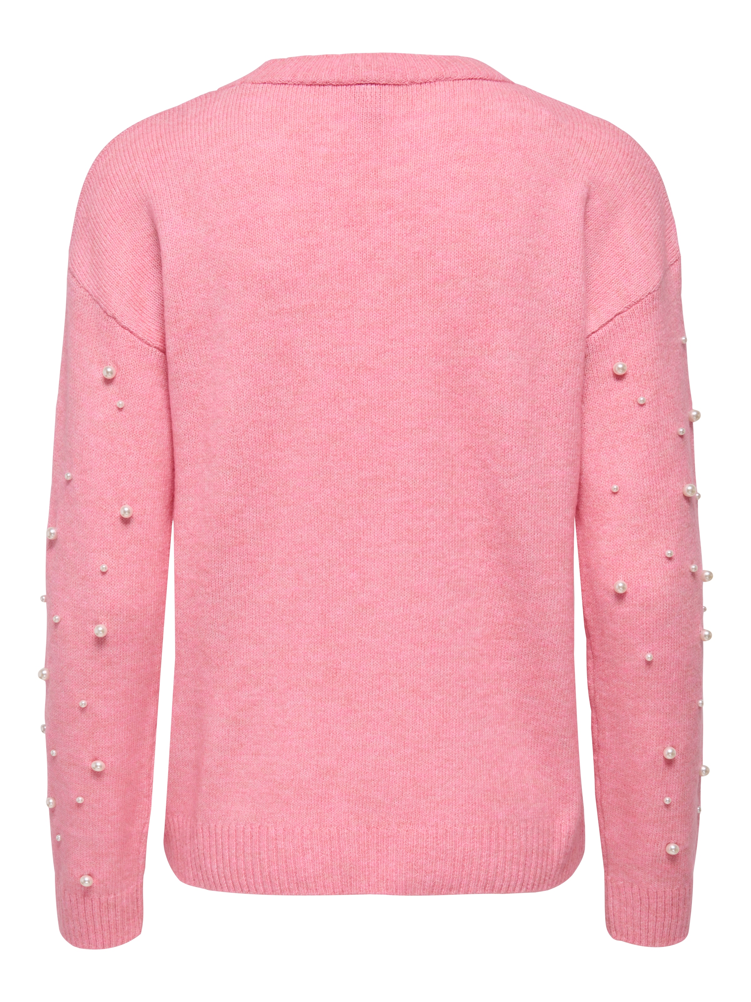 ONLY Rundhalspullover »ONLEMBLA LS O-NECK PEARL EX KNT«