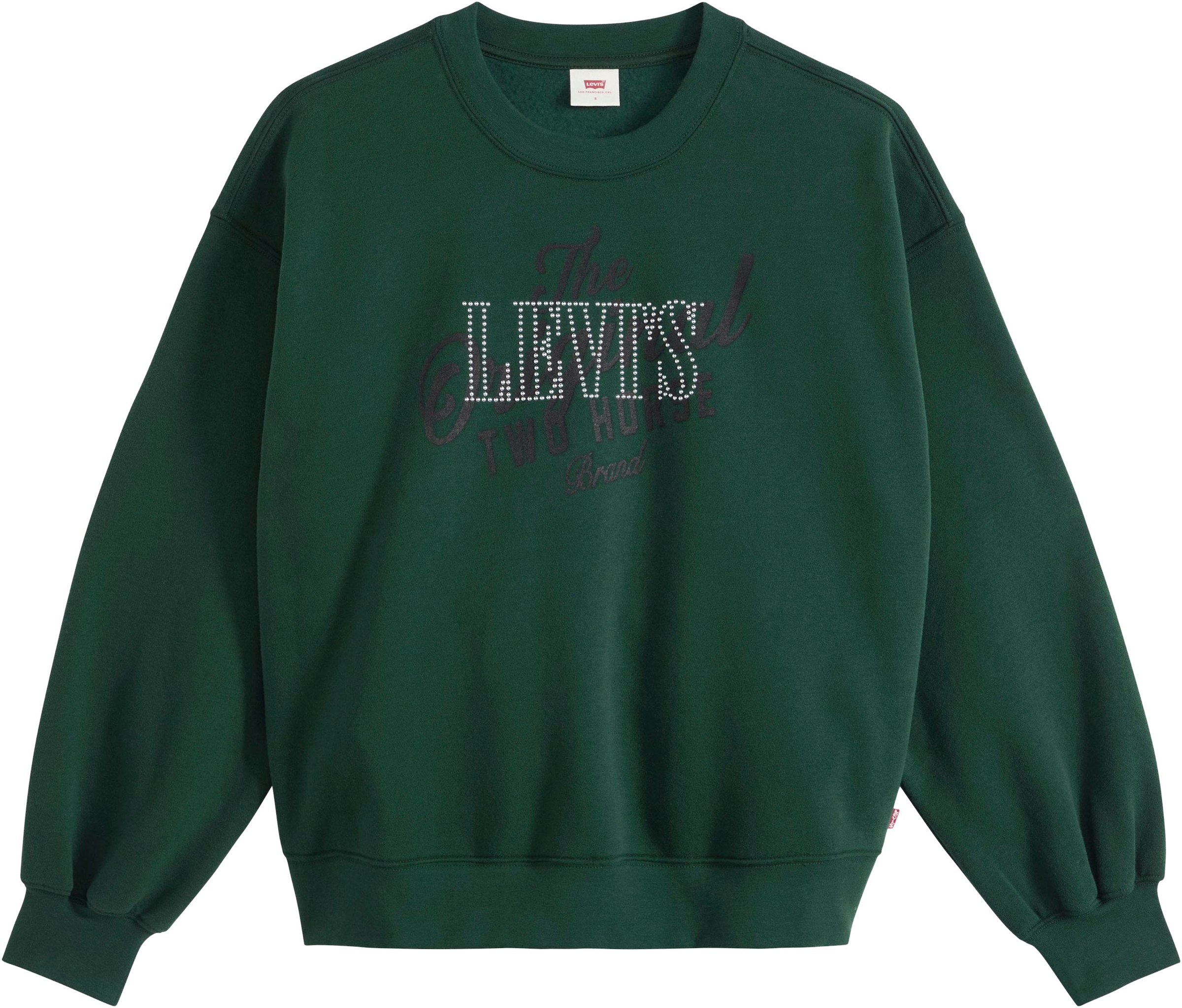 Levi's® Sweat-shirt »GR EVERYDAY CREW 2.0«, détails pailletés sur le devant
