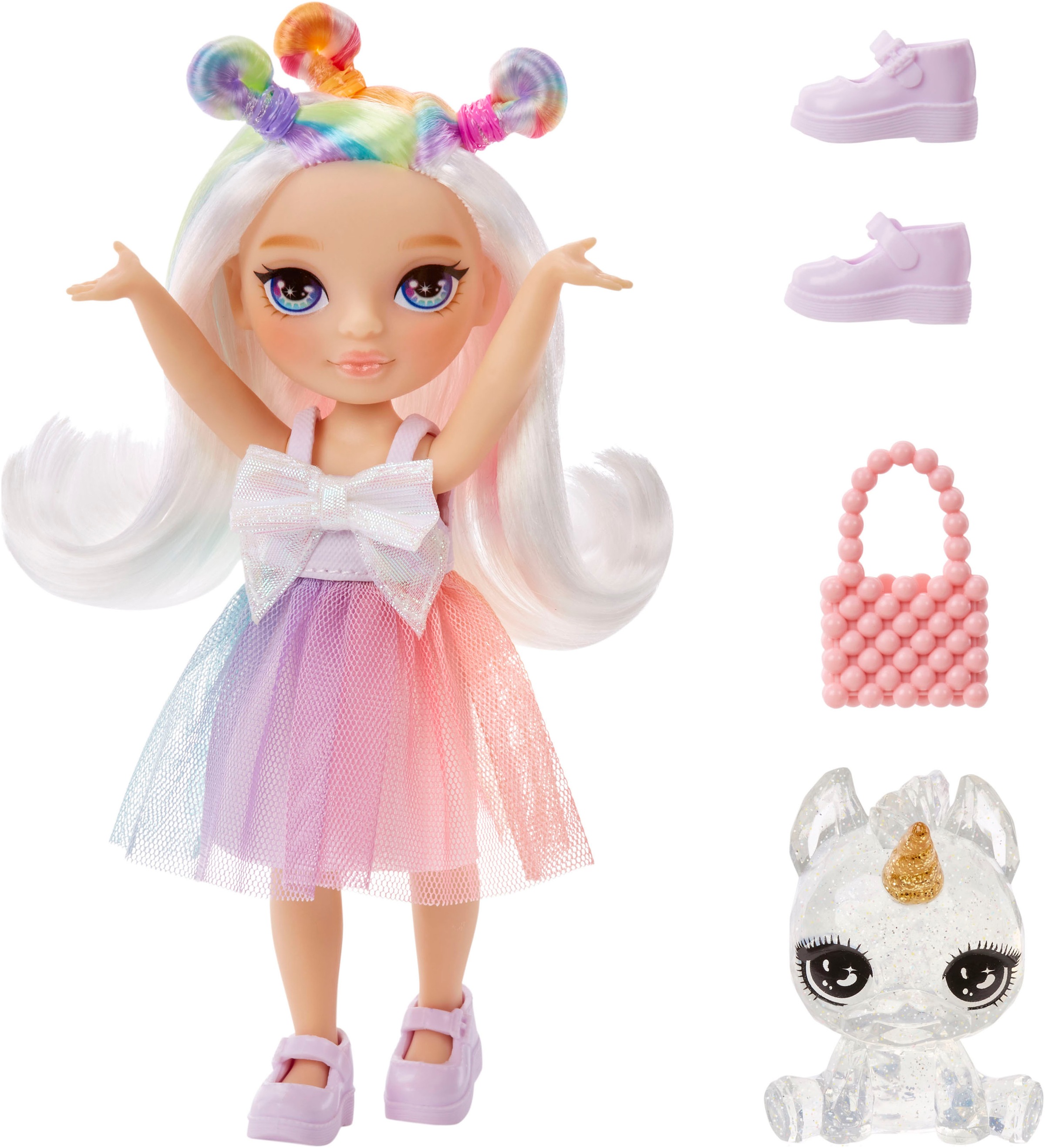 RAINBOW HIGH Anziehpuppe »Rainbow High Littles Dolls - Opal (Rainbow)«