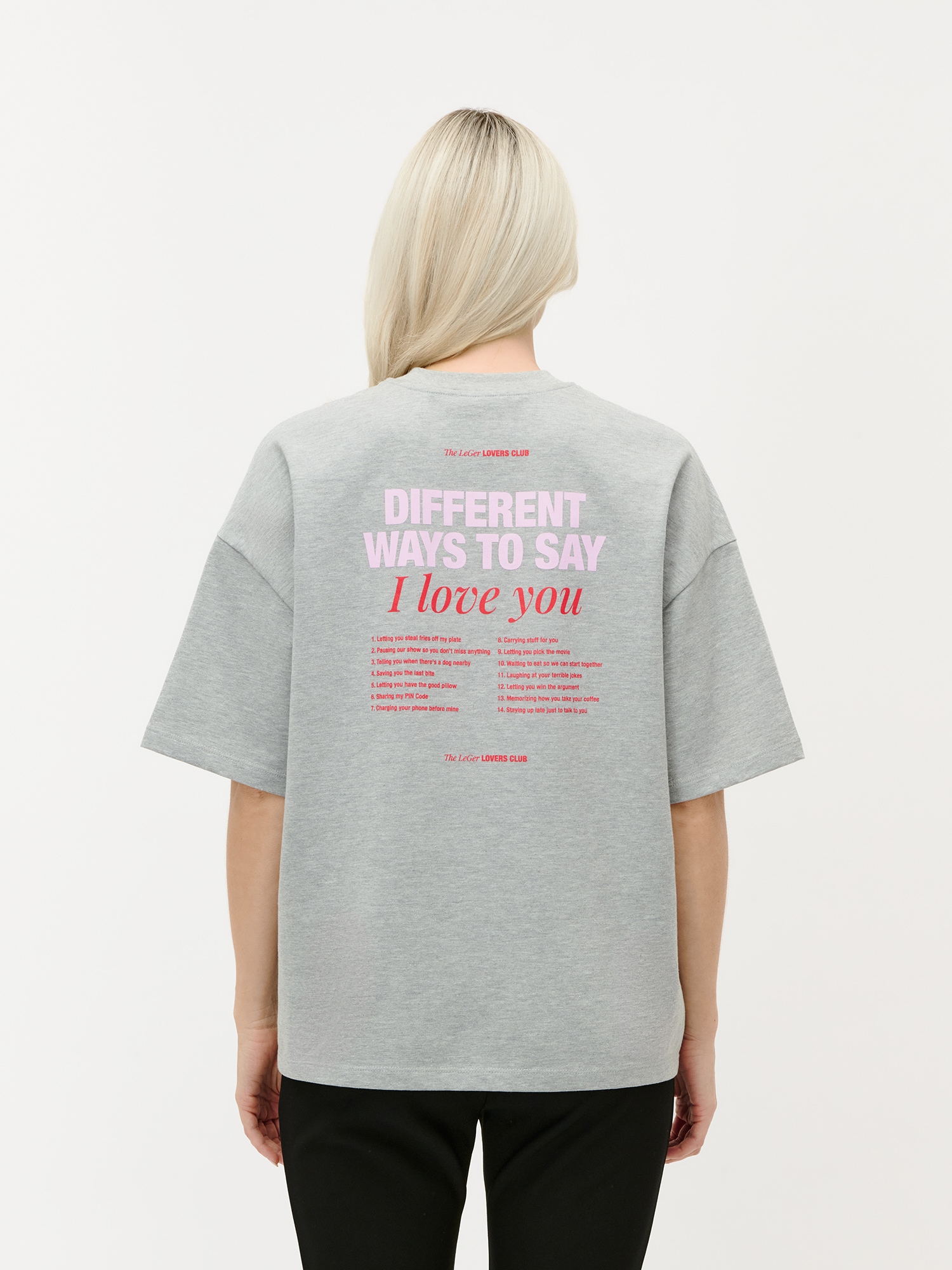 LeGer T-shirt »Lotte, LeGer by Lena Gercke« grosser Rückenprint, locker geschnitten