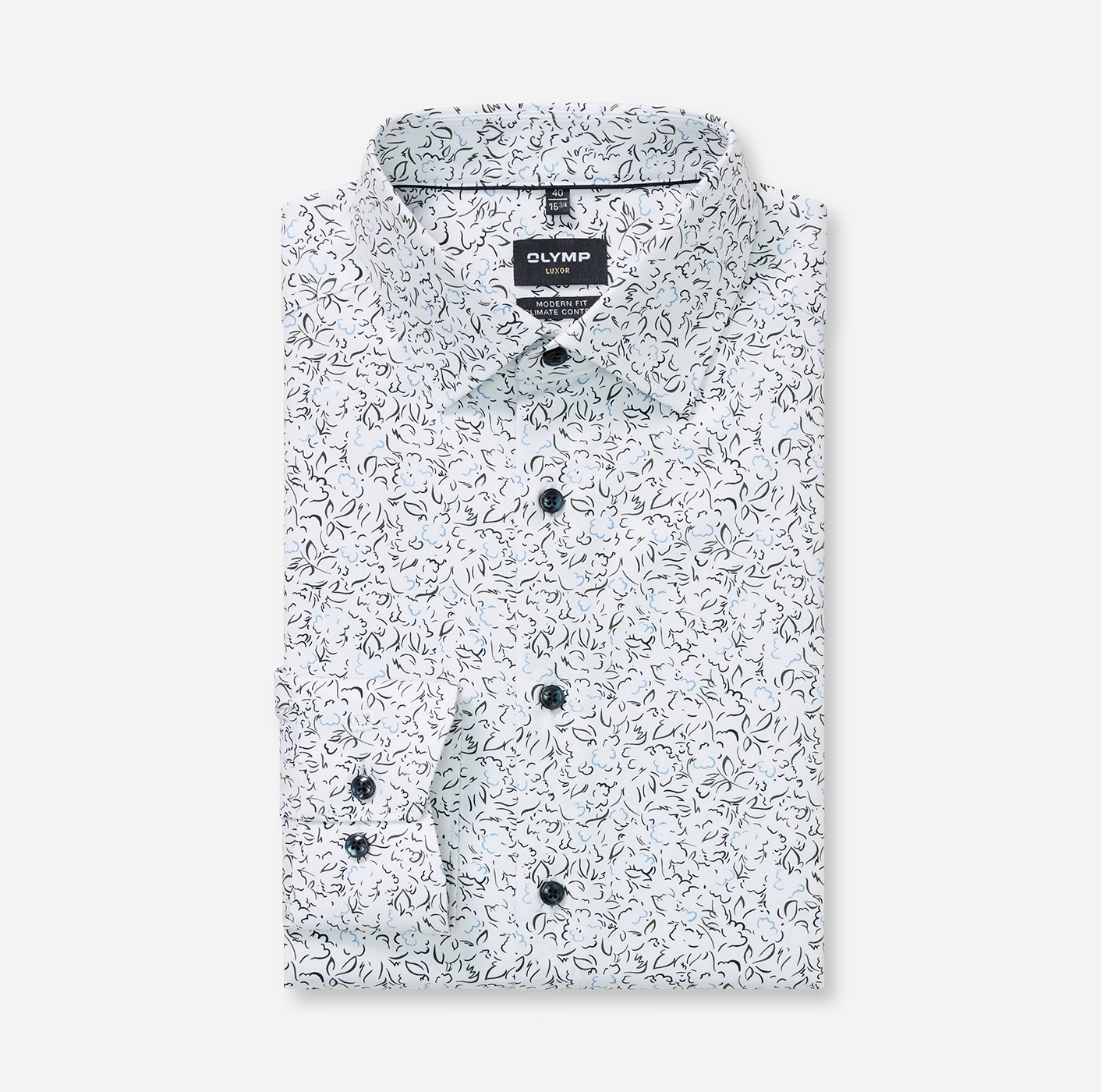 OLYMP Chemise à manches longues »Luxor« modern fit, Businesshemd, New Kentkragen