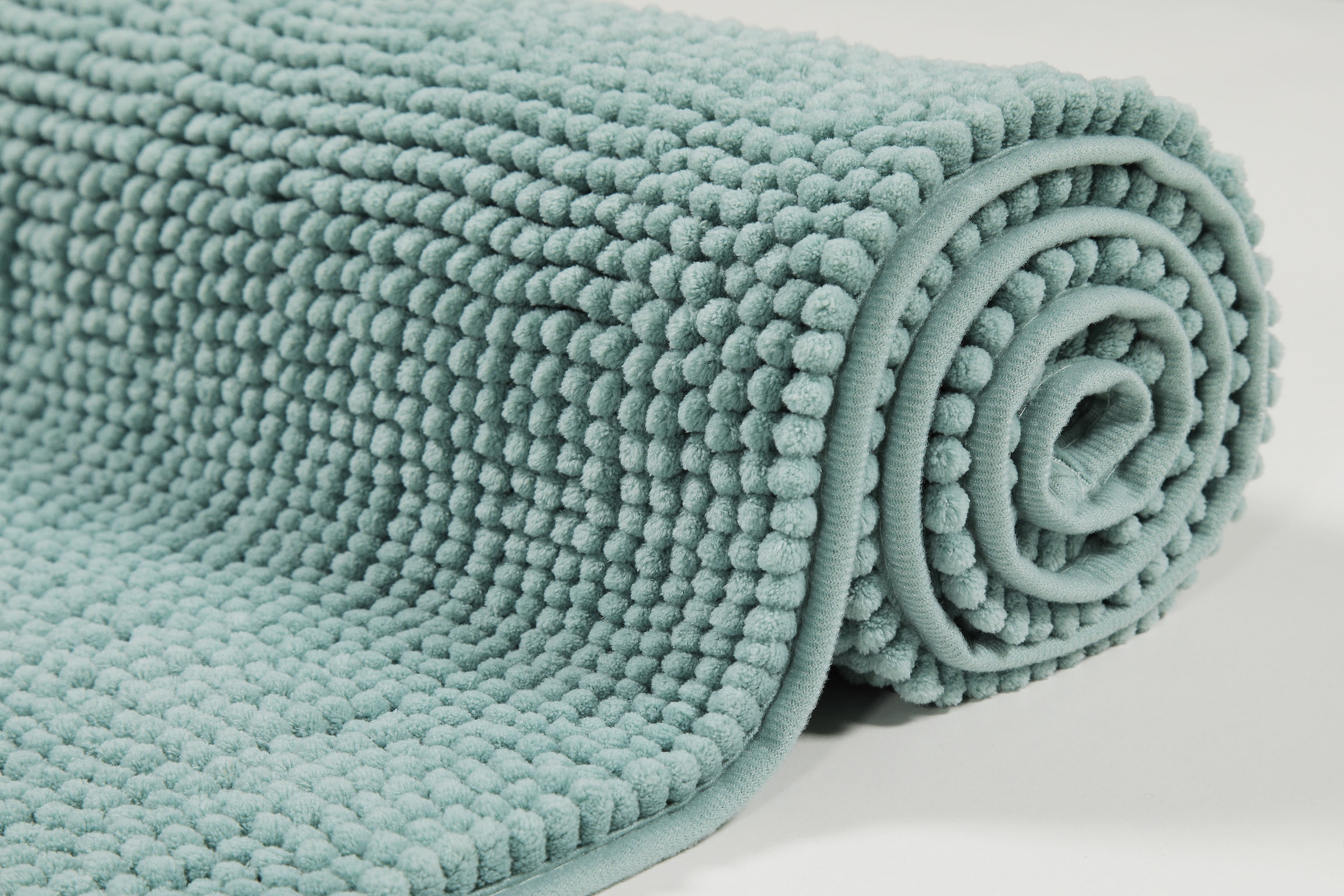 GOODproduct Tapis de bain »Kaelan , weicher Chenille« Höhe 14 mm Badvorleger, Badteppich weiches Chenille, pastellfarben, Badezimmer