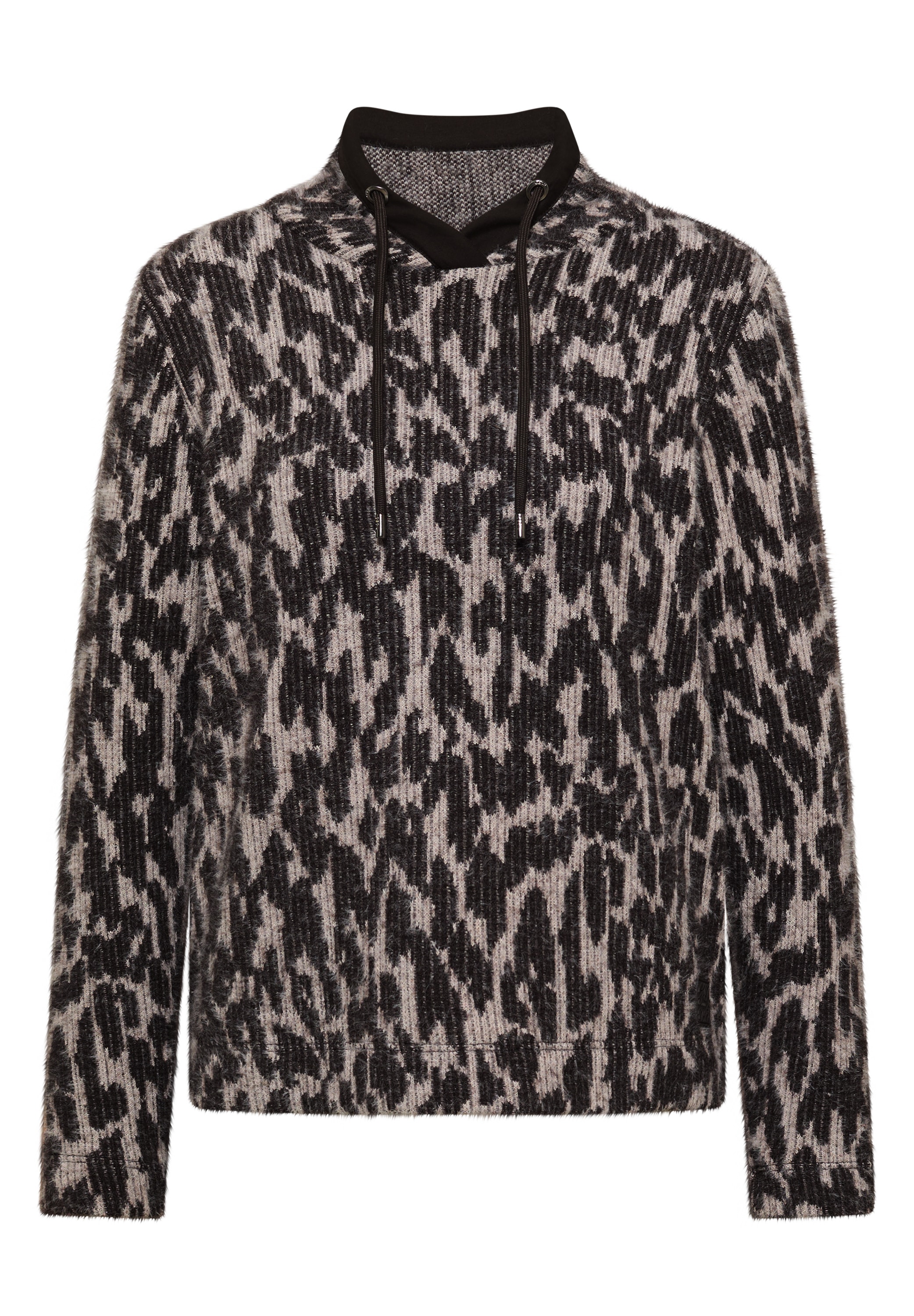 Cecil Pull en tricot Plüschlook durch Featheryarn, Animal-Print
