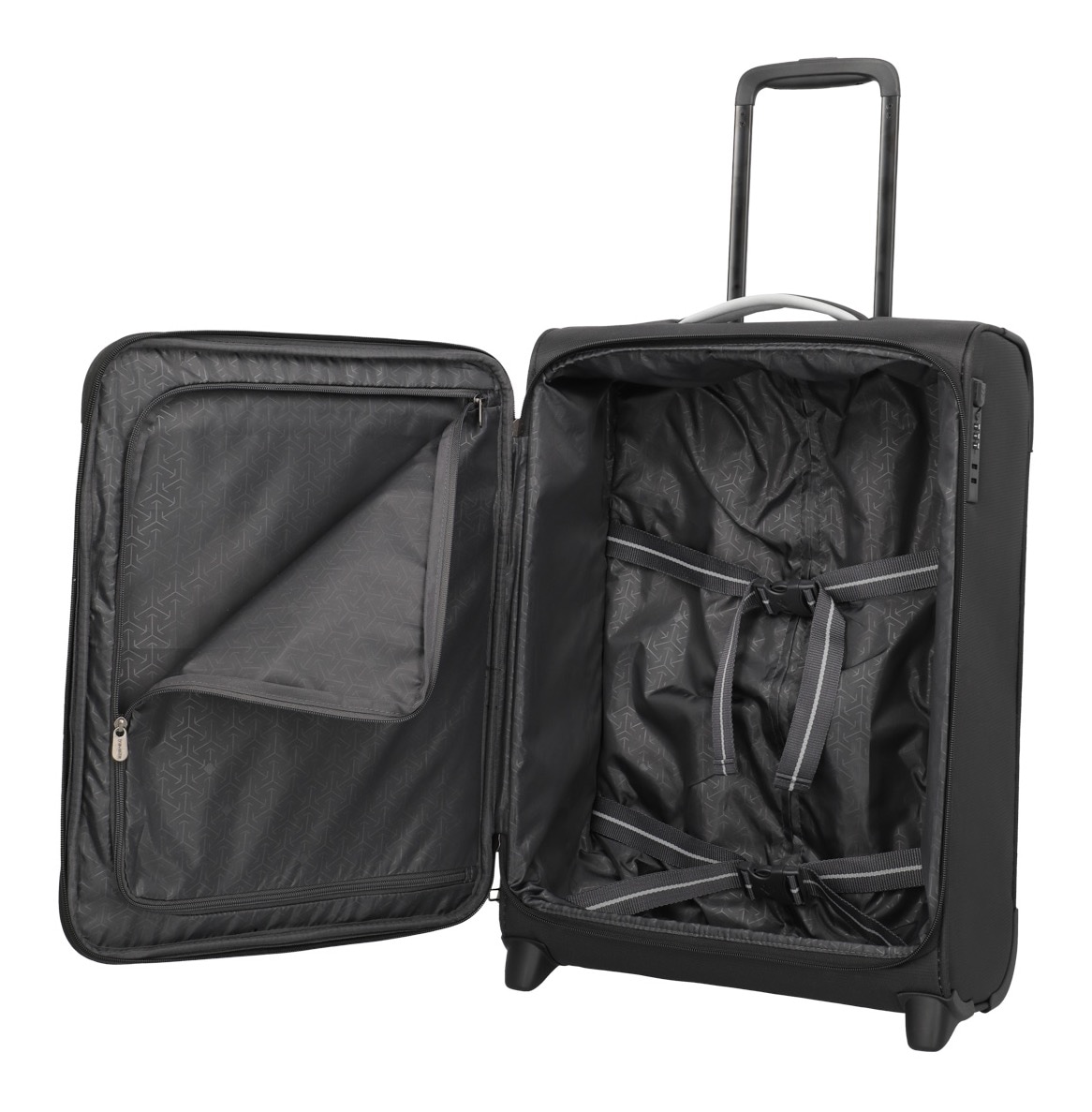travelite Handgepäck-Trolley »JETPACK Multi Light 2 Cabin Handgepäck Koffer« 41 l 2 Rollen Weichgepäck, passend für Ryanair, Condor und viele gängige Airlines