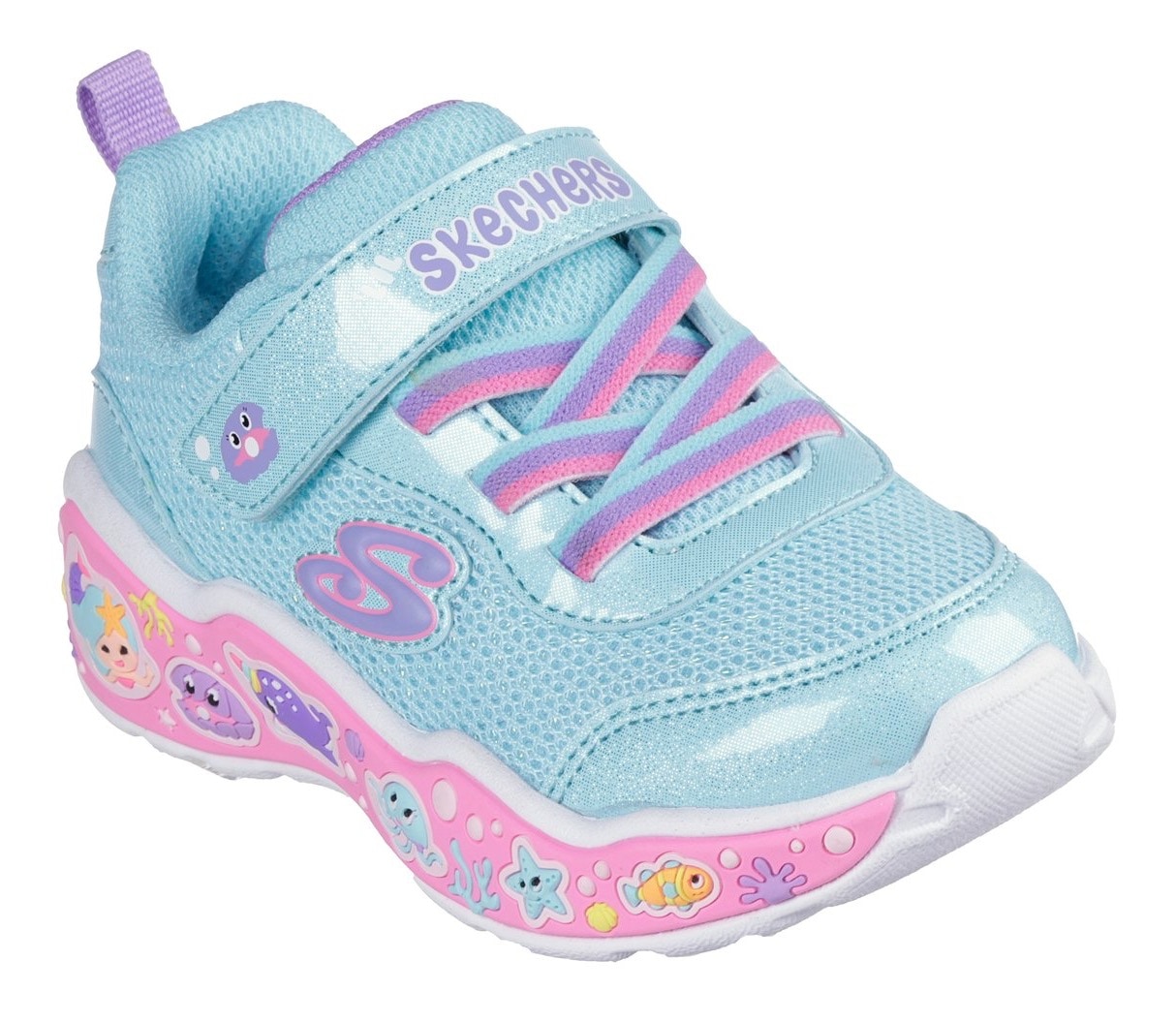 Skechers Chaussures de marche »PLAY SCENE-FUN SQUAD«  Sneaker mit bunten Motiven verziert, Grössenschablone zum Download