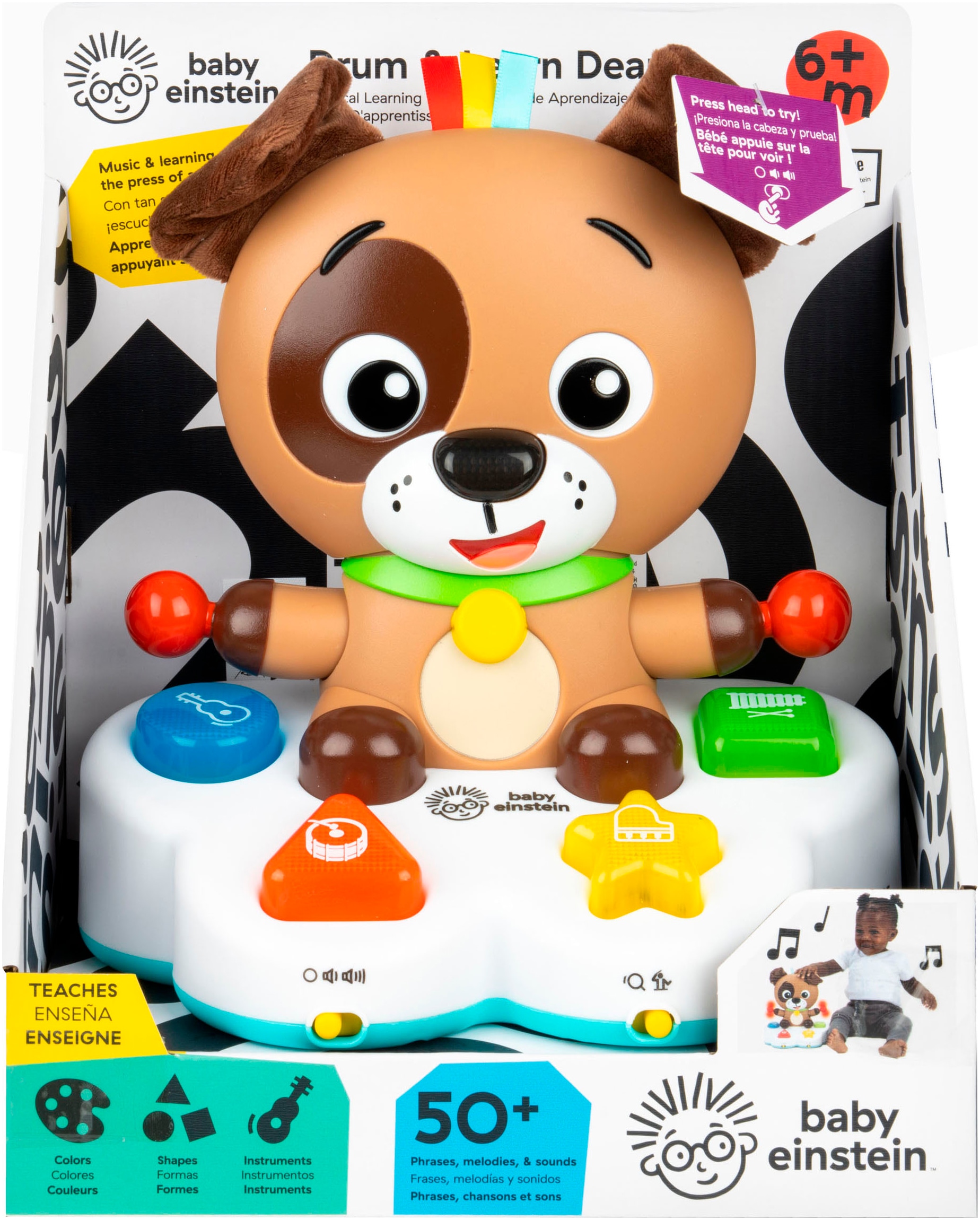 Baby Einstein Lernspielzeug »Drum & Learn Dean  Musical Learning Toy« mit Licht und Sound