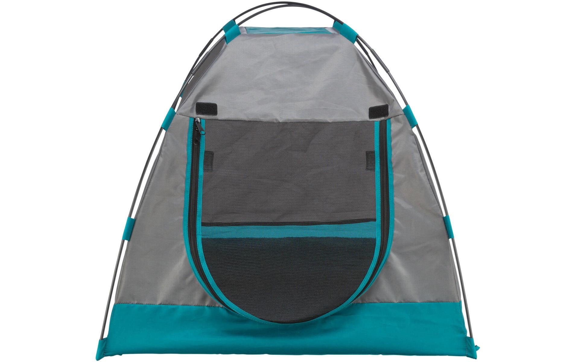 TRIXIE Tierhaus »für Hunde 80 × 63 × 65 cm Dunkelgrau/Petrol«