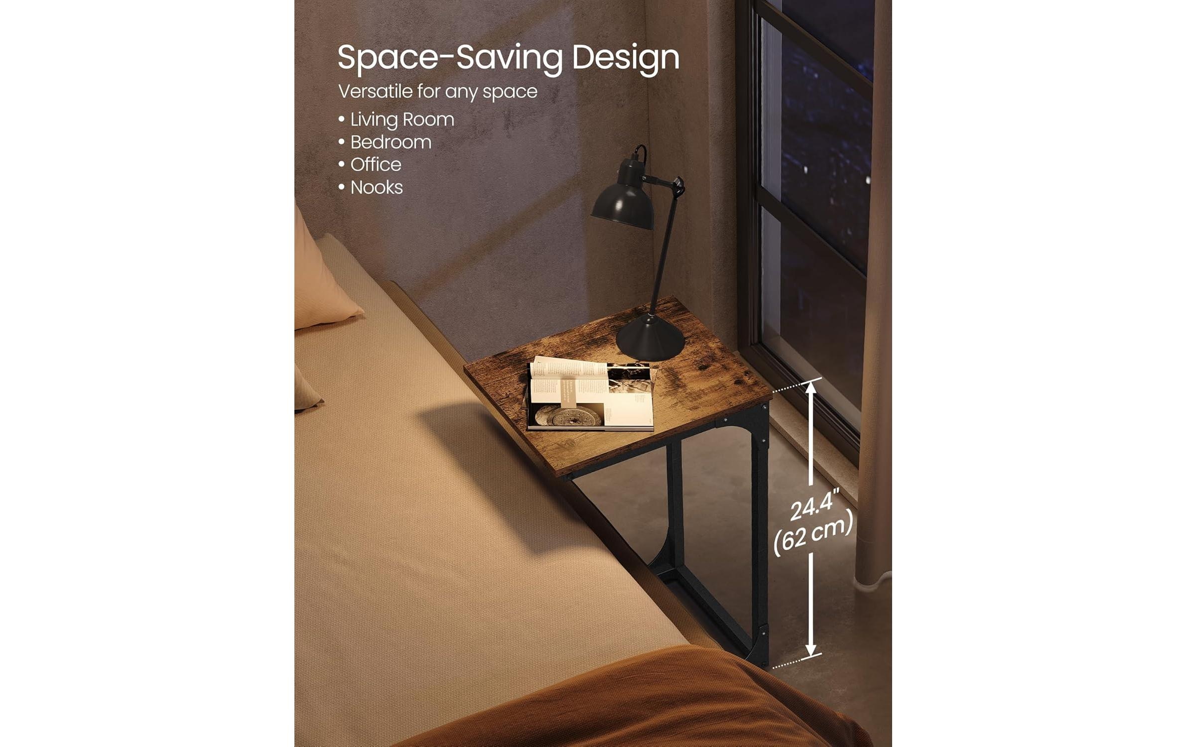 VASAGLE Beistelltisch »C-förmig 30 x 62 cm«