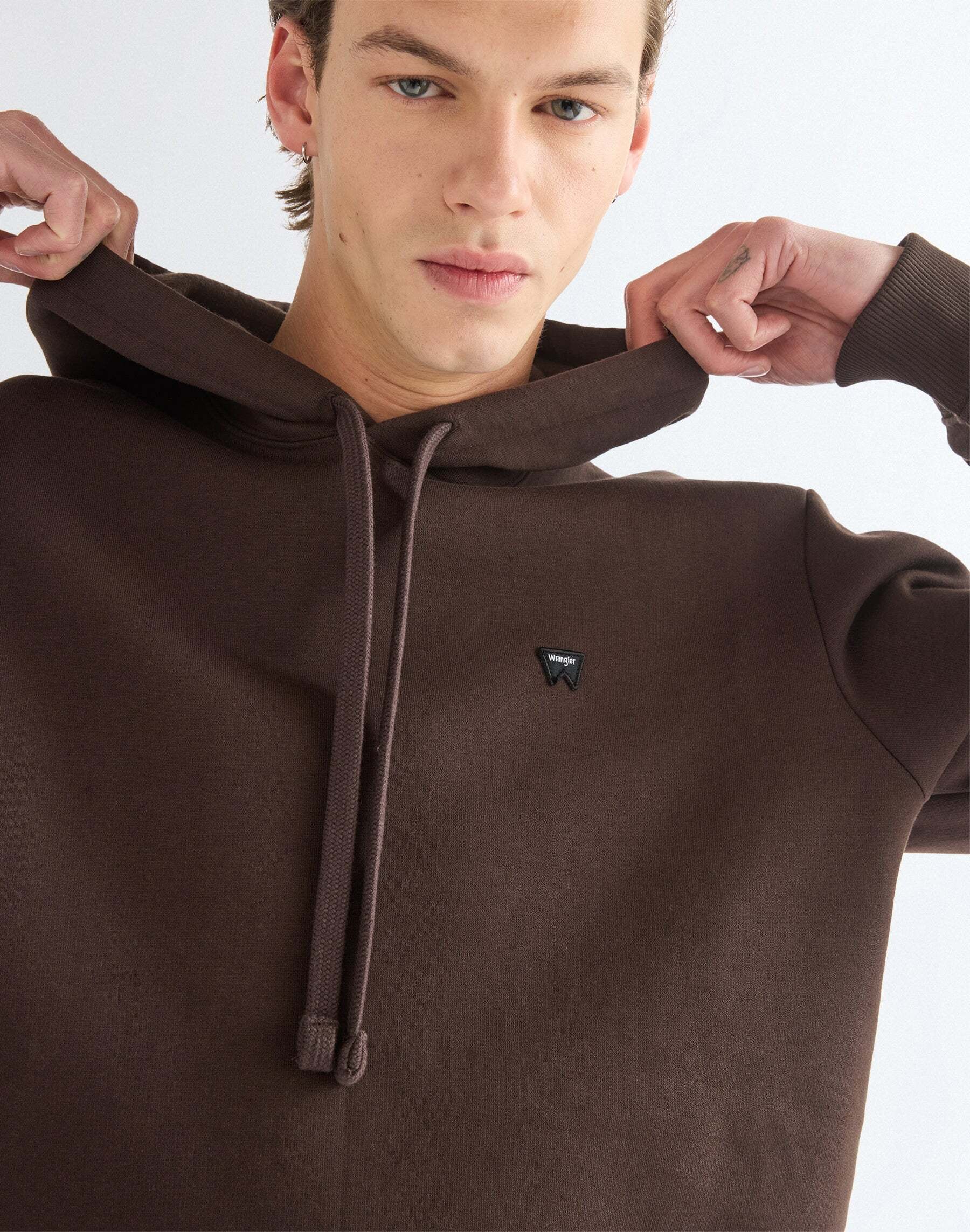 Wrangler Pull à capuche »WRANGLER Kapuzenpullover Sign Off«