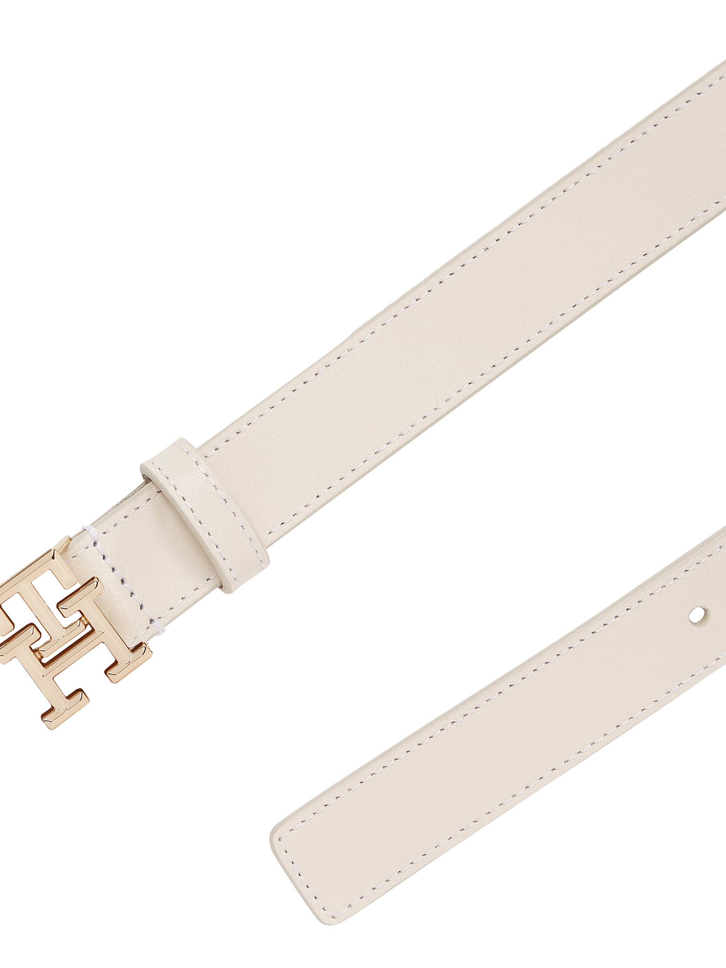 Tommy Hilfiger Ledergürtel »TH LOGO 2.5 cm breit« Eleganter Gürtel mit TH-Logoschnalle