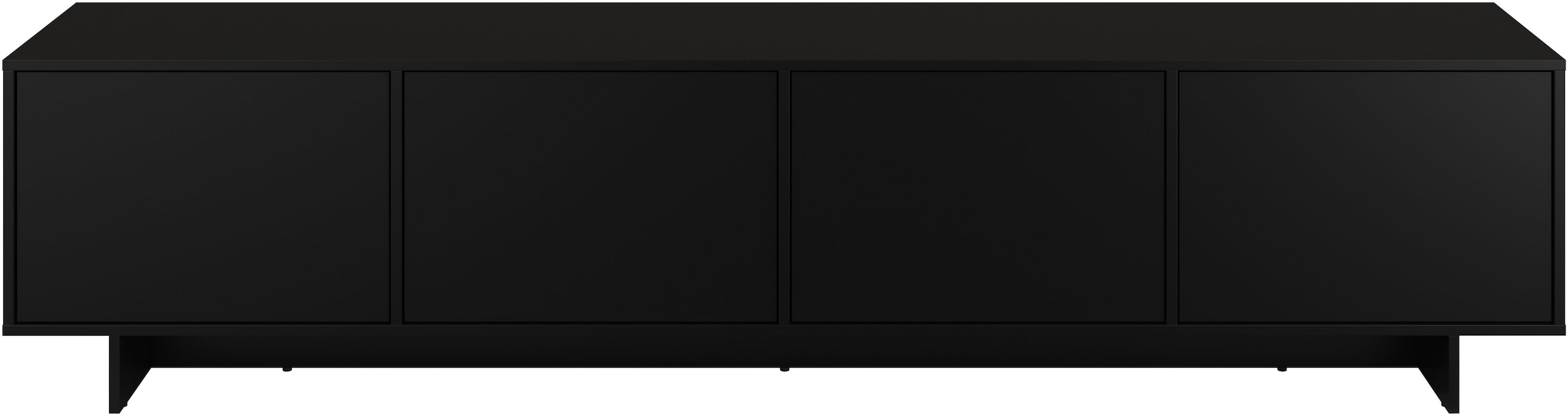 GOODproduct Lowboard »Tatami, Modernes griffloses TV-Board, Breit 220,50cm, TV-Schrank« TV-Schrank, TV-Board mit viel Stauraum, push-to-open-Funktion