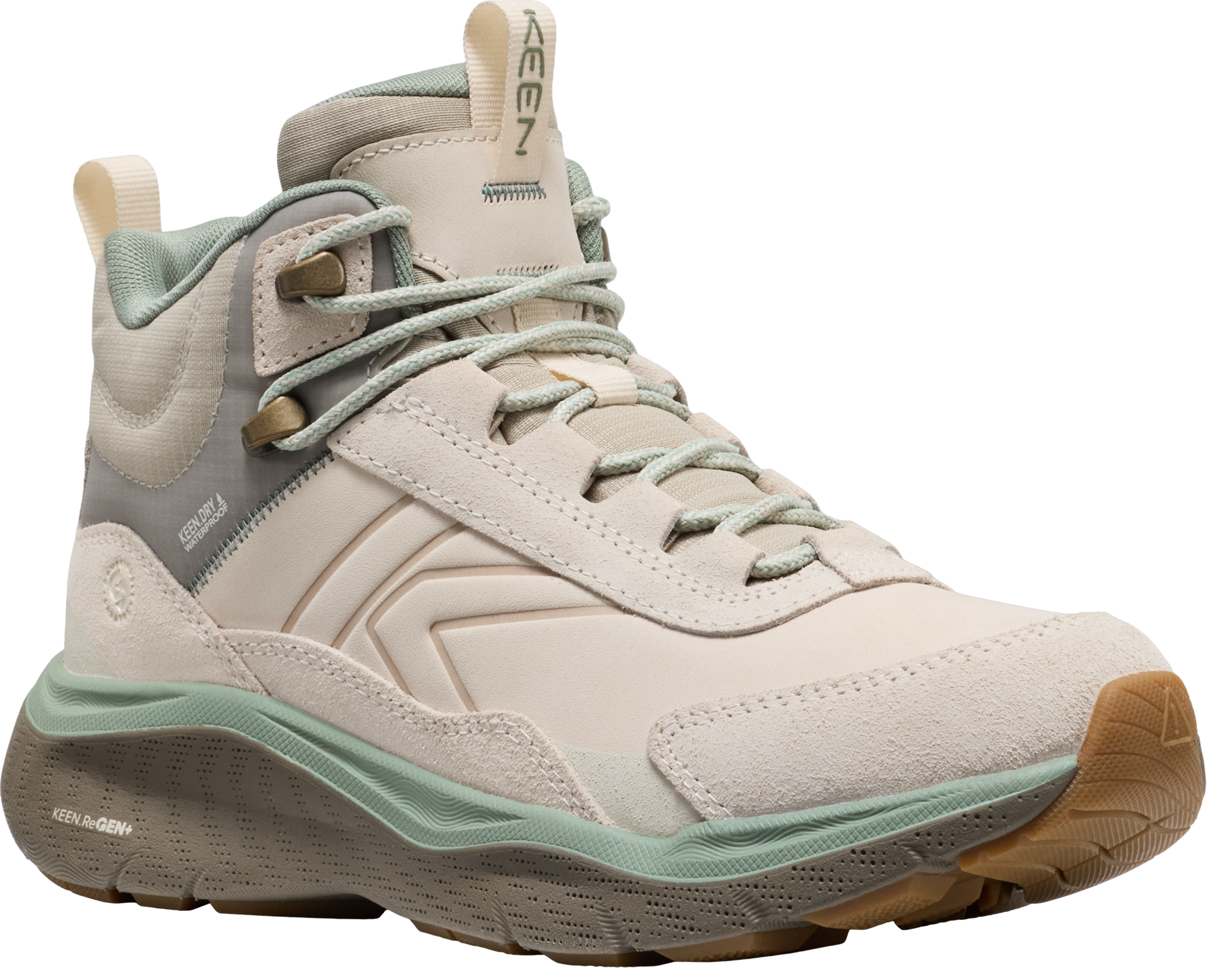 Keen Chaussure d'extérieur »LEIKI LEATHER MID WP«  chaussure de randonnée en cuir premium imperméable, respirante