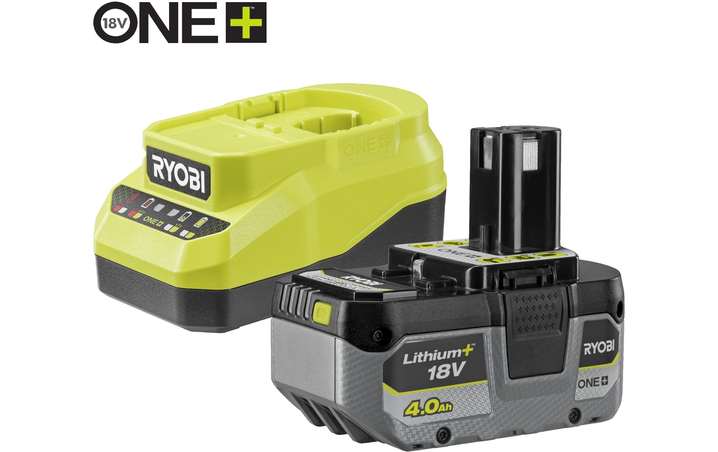 RYOBI Akku »Starterset 18 V ONE+ 4.0 Ah«