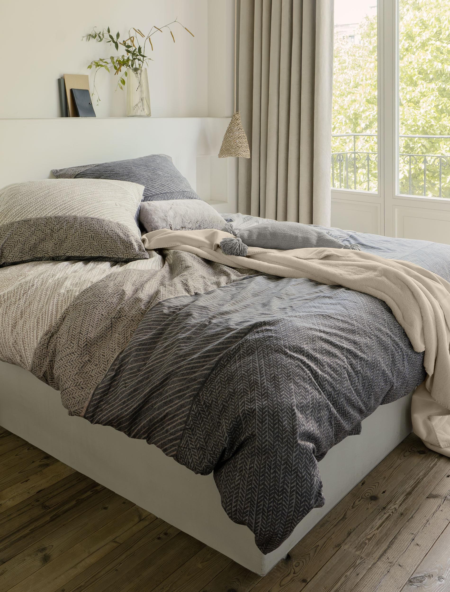 Irisette Linge de lit »8430« 2 cuis classique moderne avec fermeture éclair