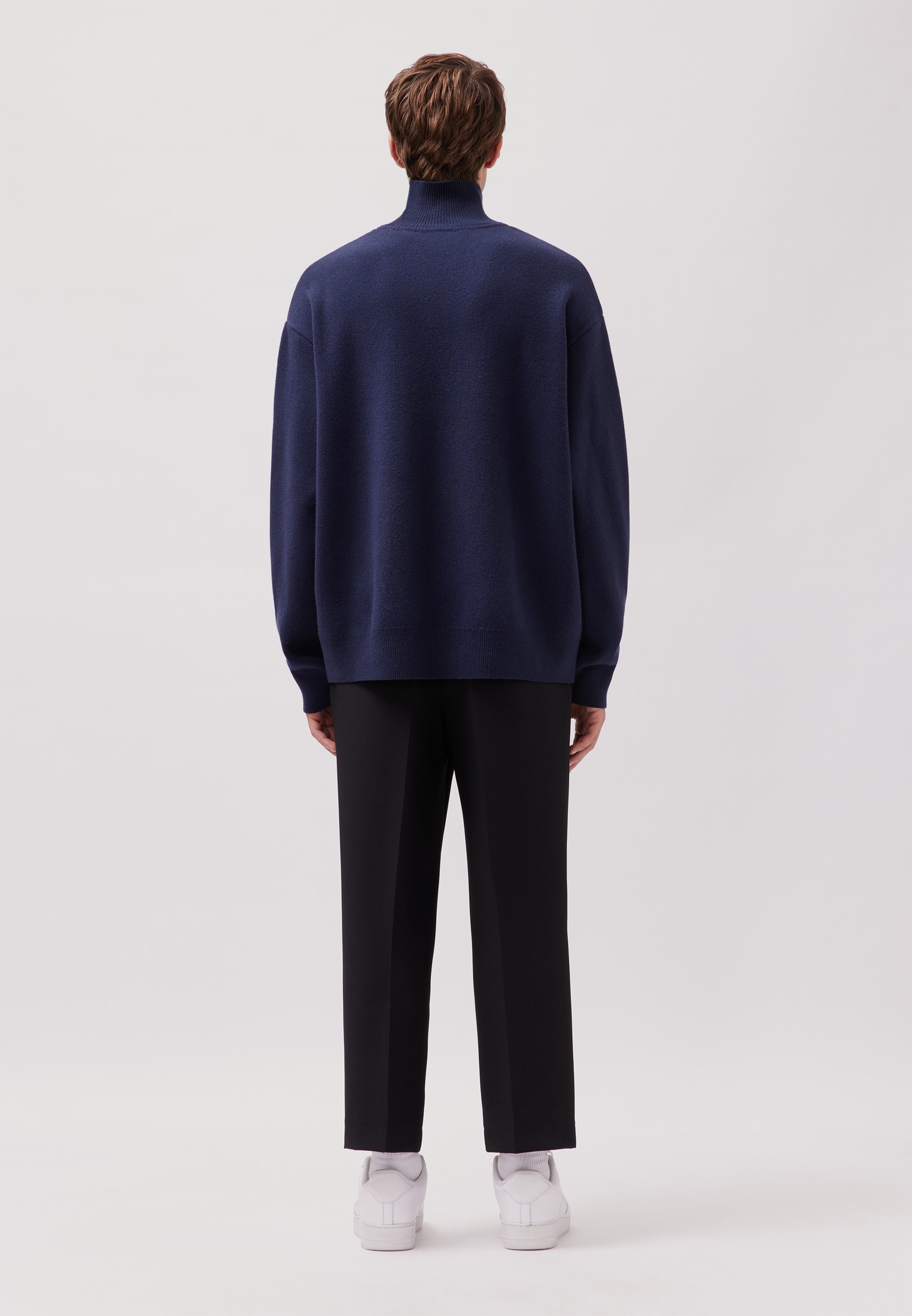 studio seidensticker Strickpullover 1/1 Stehkragen Uni