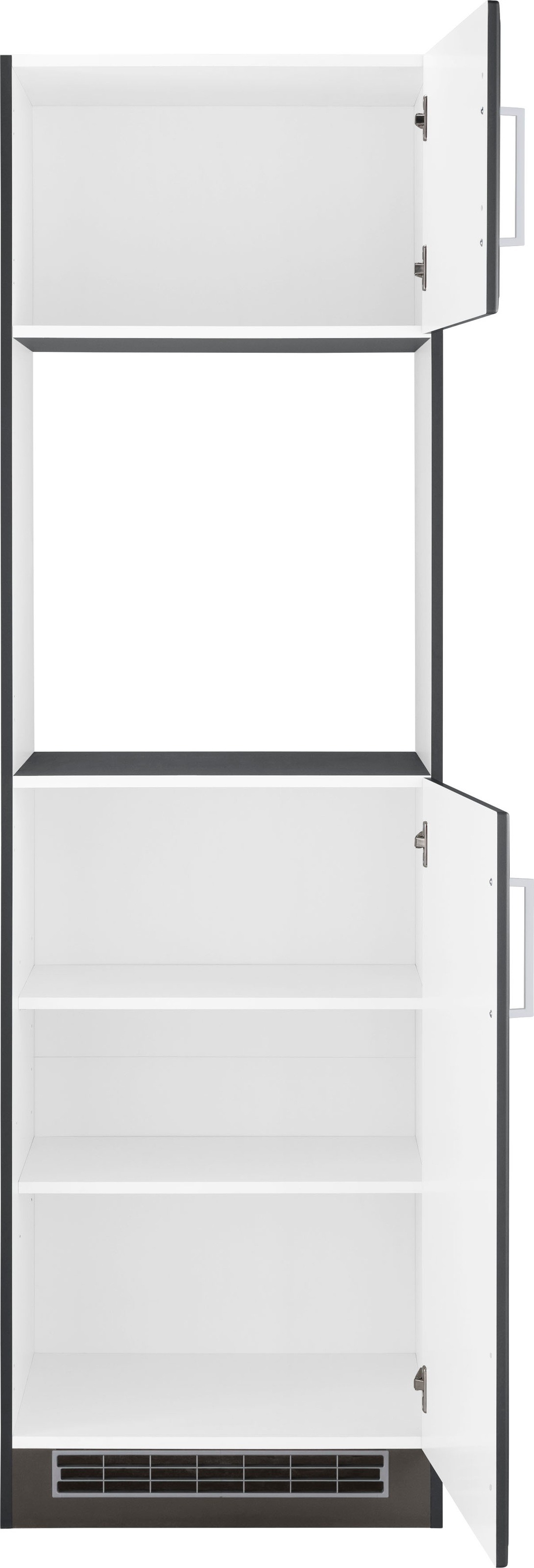 KOCHSTATION Armoire d'encastrement pour four »KS-Stockholm« 60 cm de large, façades MDF de haute qualité avec rainure