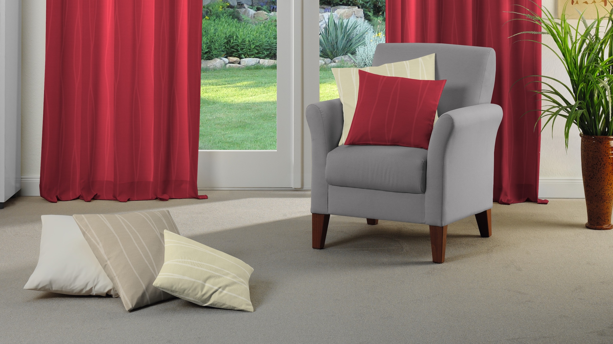 Wirth Coussin décoratif »LANGWASSER« Kissenhülle ohne Füllung, 2 Stück