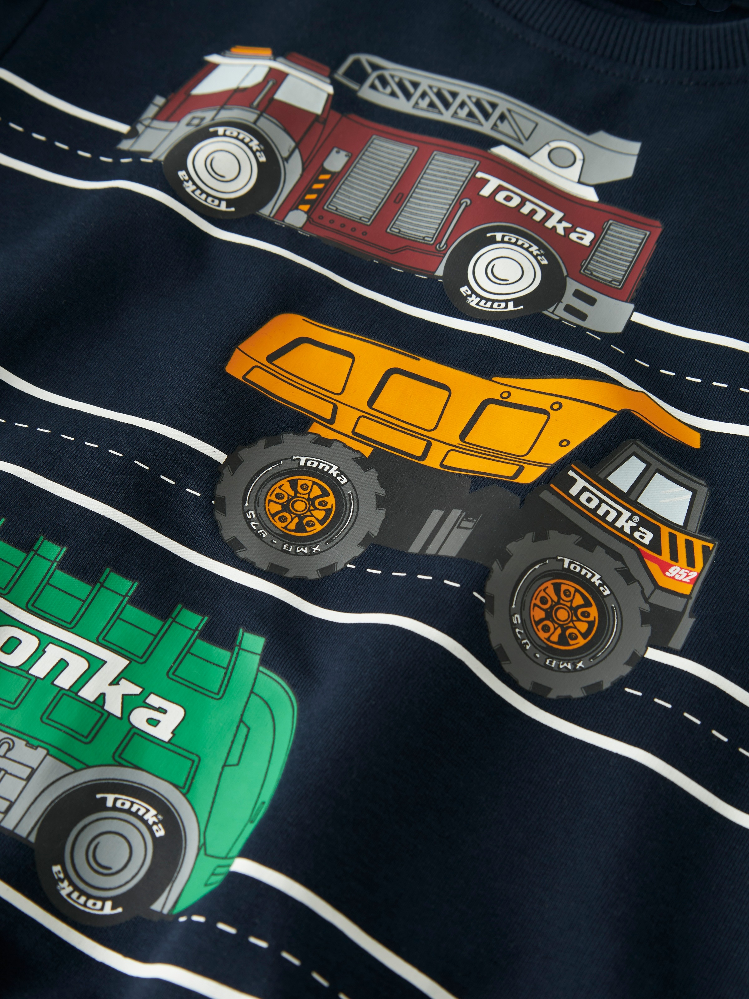 Name It Sweat-shirt »NMMJORGE TONKA NREG SWEAT UNB CPLG«, mélange coton, coupe régulière
