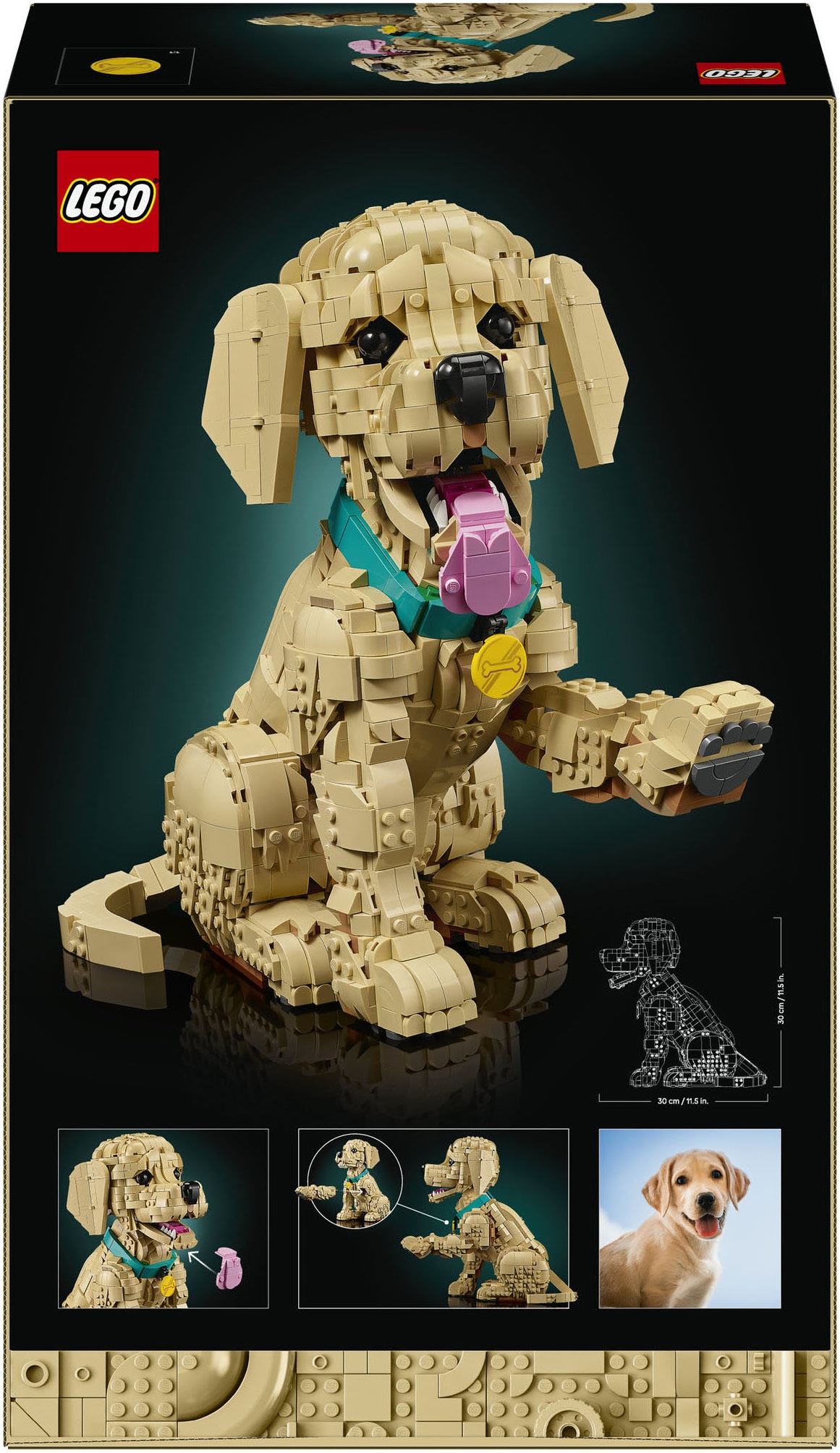 LEGO® Pions de construction »Golden Retriever Welpe (11384), LEGO Icons«