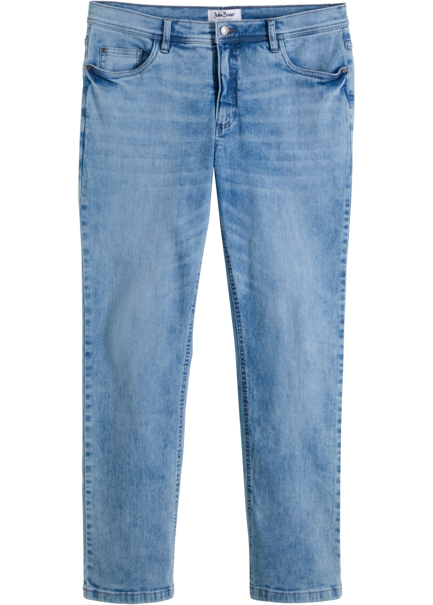 bonprix Jeans coupe régulière »Regular Fit Stretch-Jeans m. Komfortschnitt, Straight«, Regular Fit Stretch-Jeans m. Komfortschnitt, Straight
