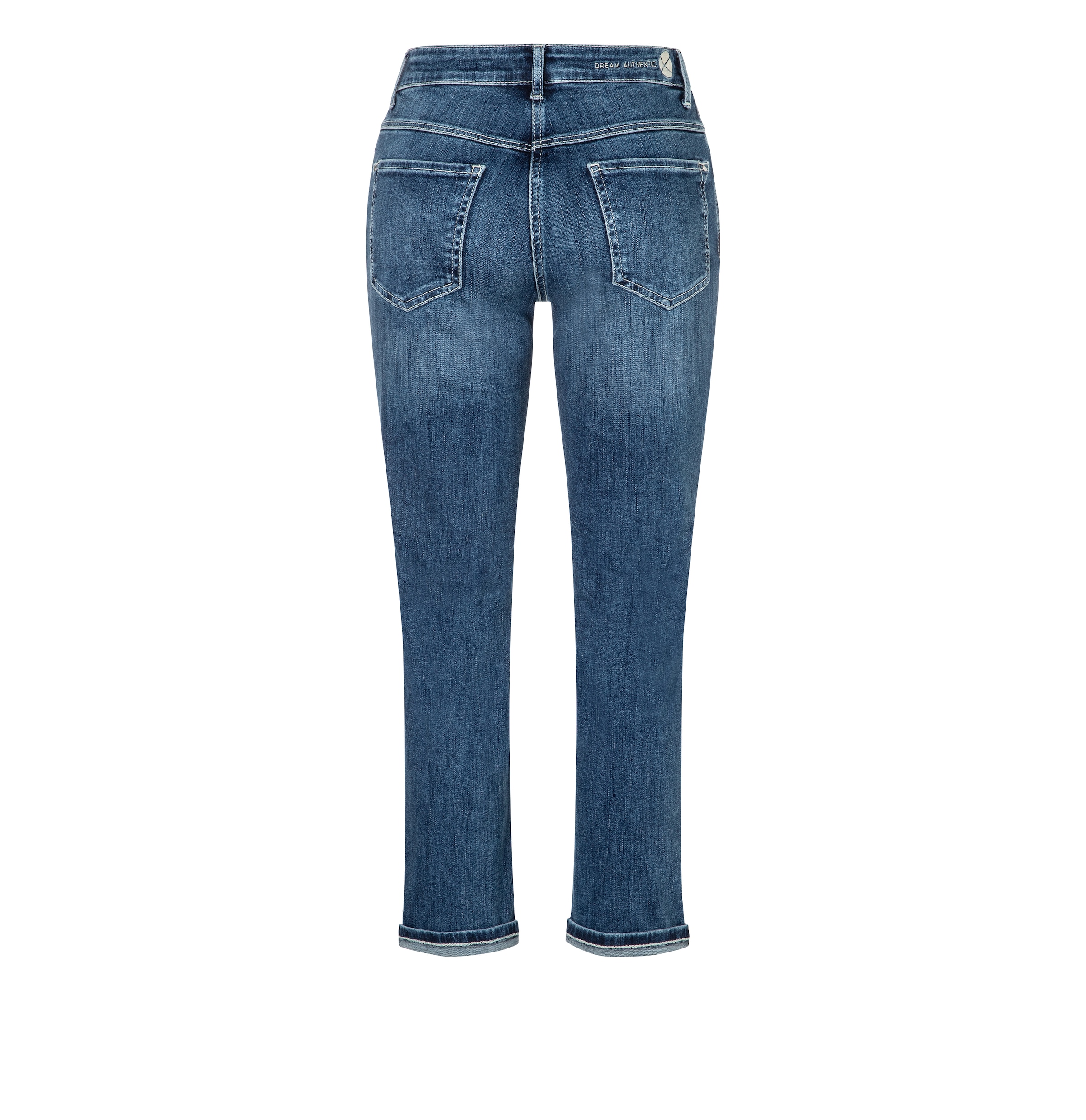 MAC Jeans 7/8 »DREAM cropped auth.« Innovativer Hyperstretch Denim mit figurformendem Shaping-Effekt
