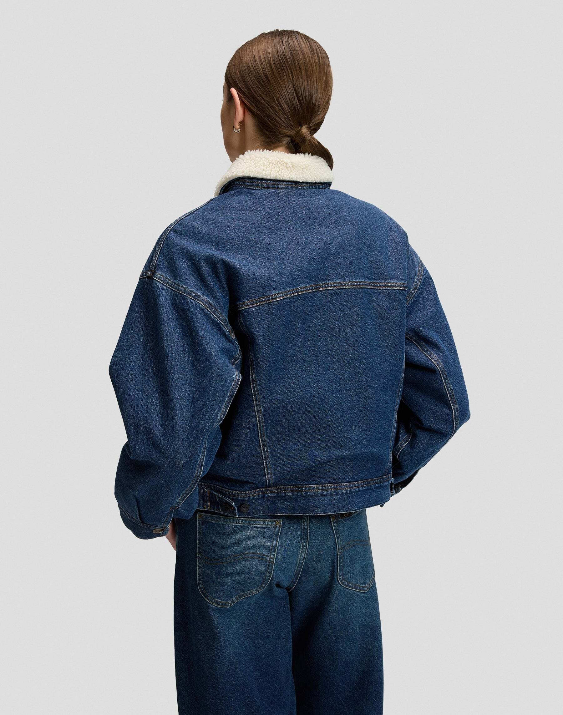 Lee® Veste en jean »Lee Jeansjacke Relaxed Sherpa Rider«