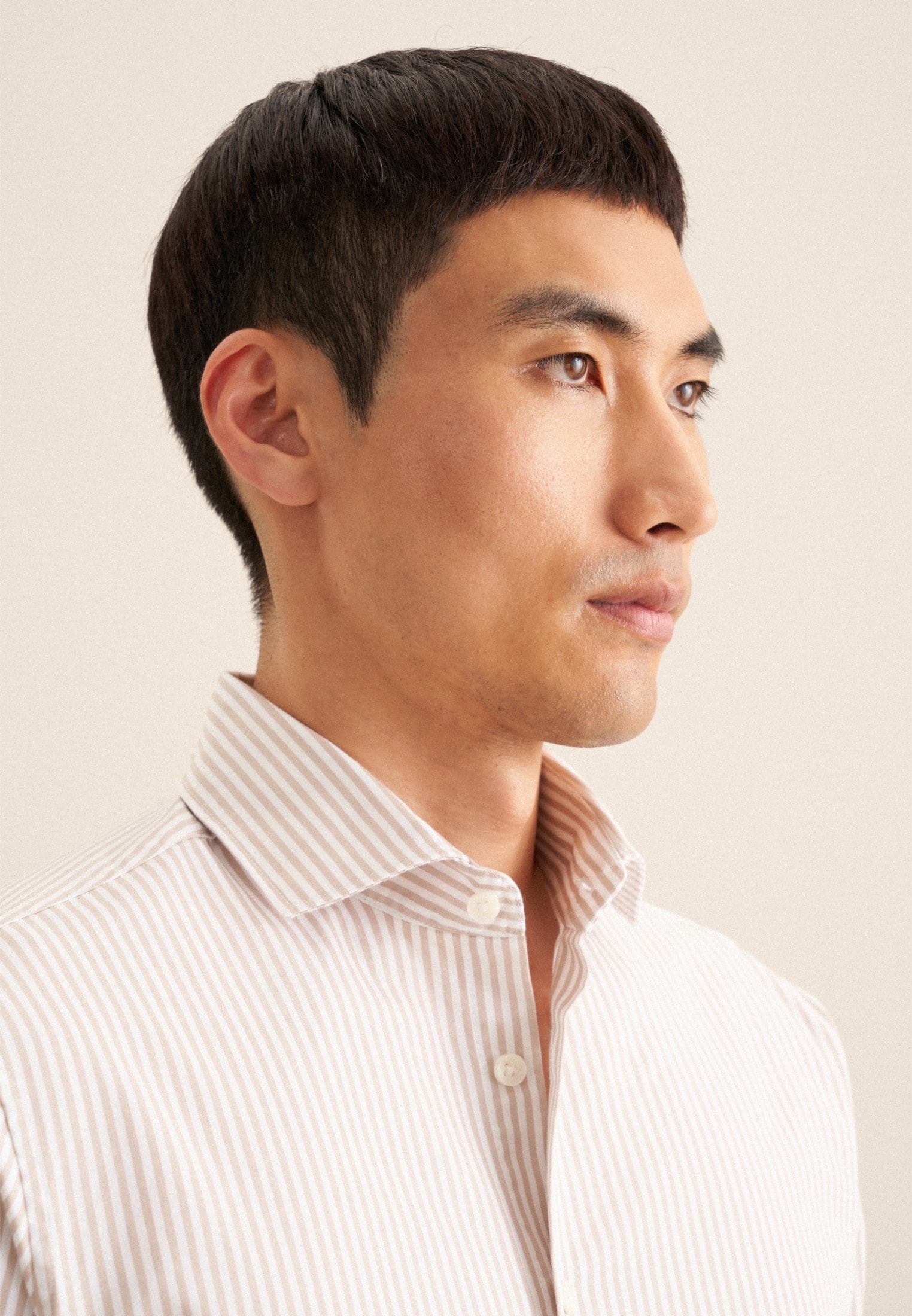 seidensticker Chemise d'affaires »Schwarze Rose« Regular 1/1 Kentkragen Streifen