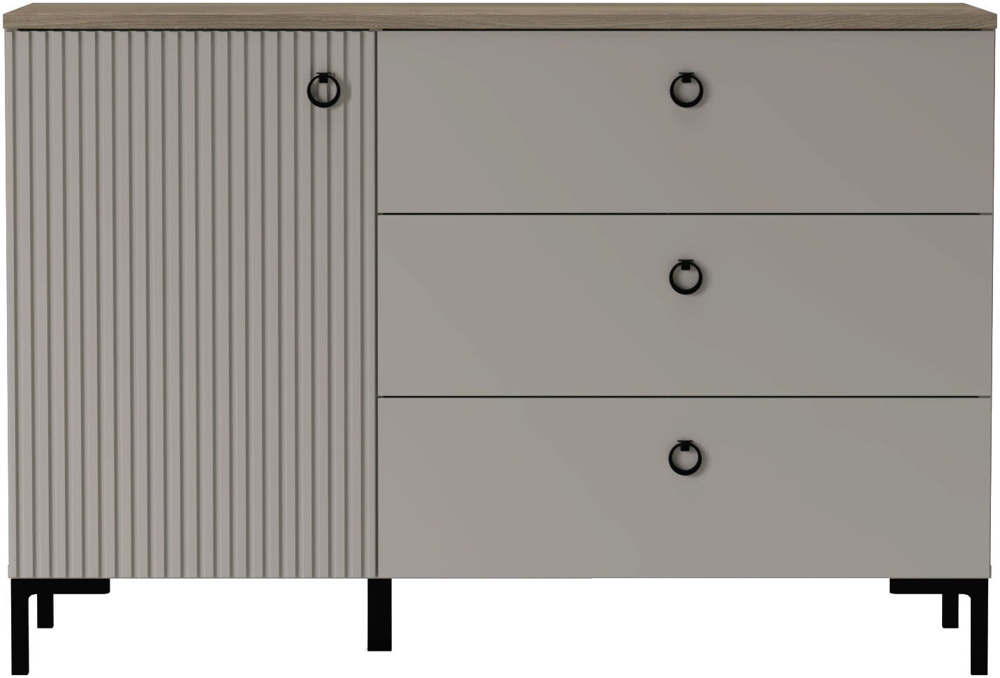 Home affaire Sideboard »Luminara« 1 cuis tlg. Kommode mit Soft-Close Funktion - 120 oder 150 cm Breite