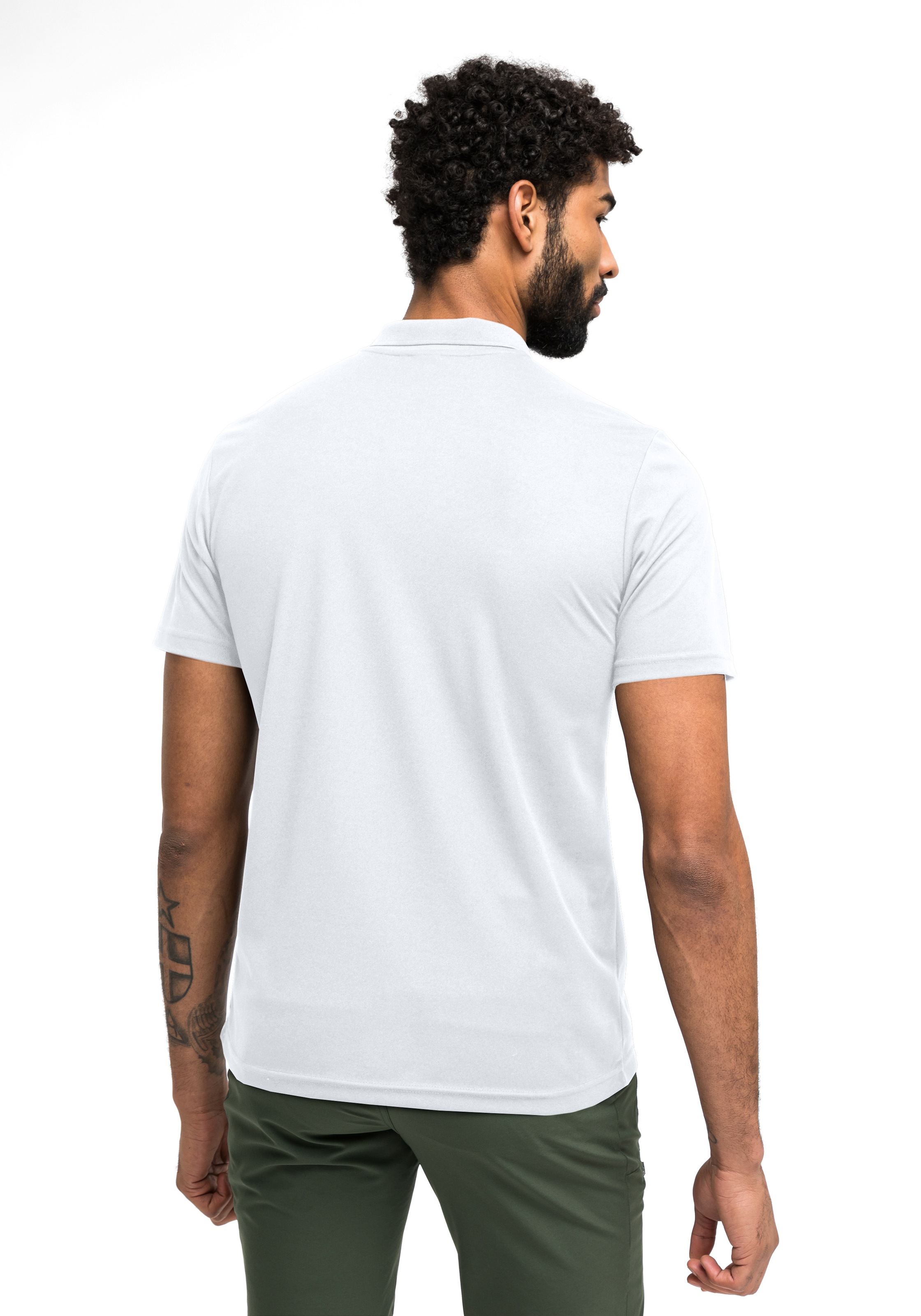 Maier Sports Poloshirt »Ulrich« Herren Polo kurzarm, leichtes Shirt, Funktionsshirt mit Kragen Reg Fit