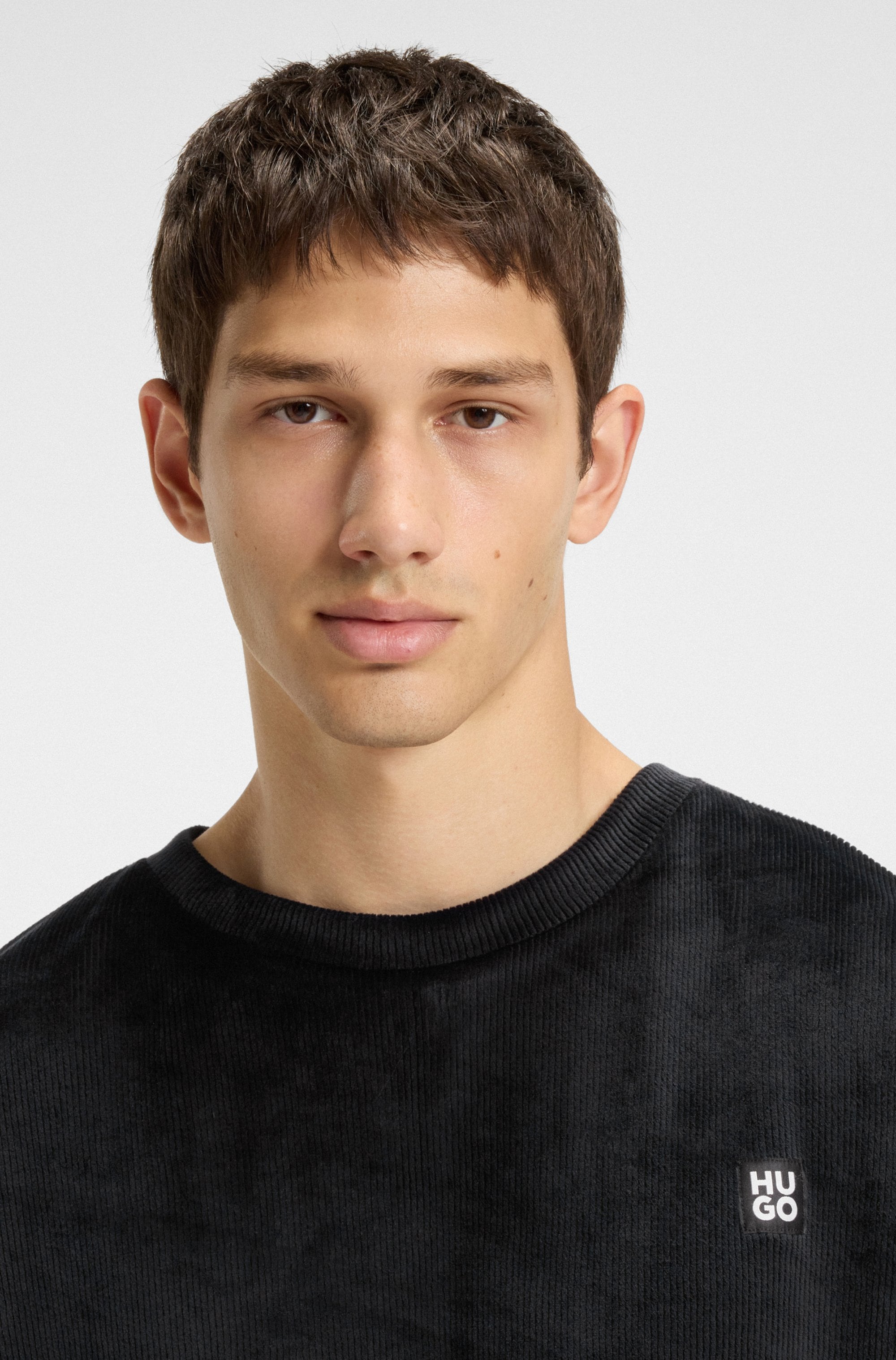 HUGO Underwear Sweatshirt , Rundhalsausschnitt, relaxed fit, elastischer Bund, Samt-Qualität
