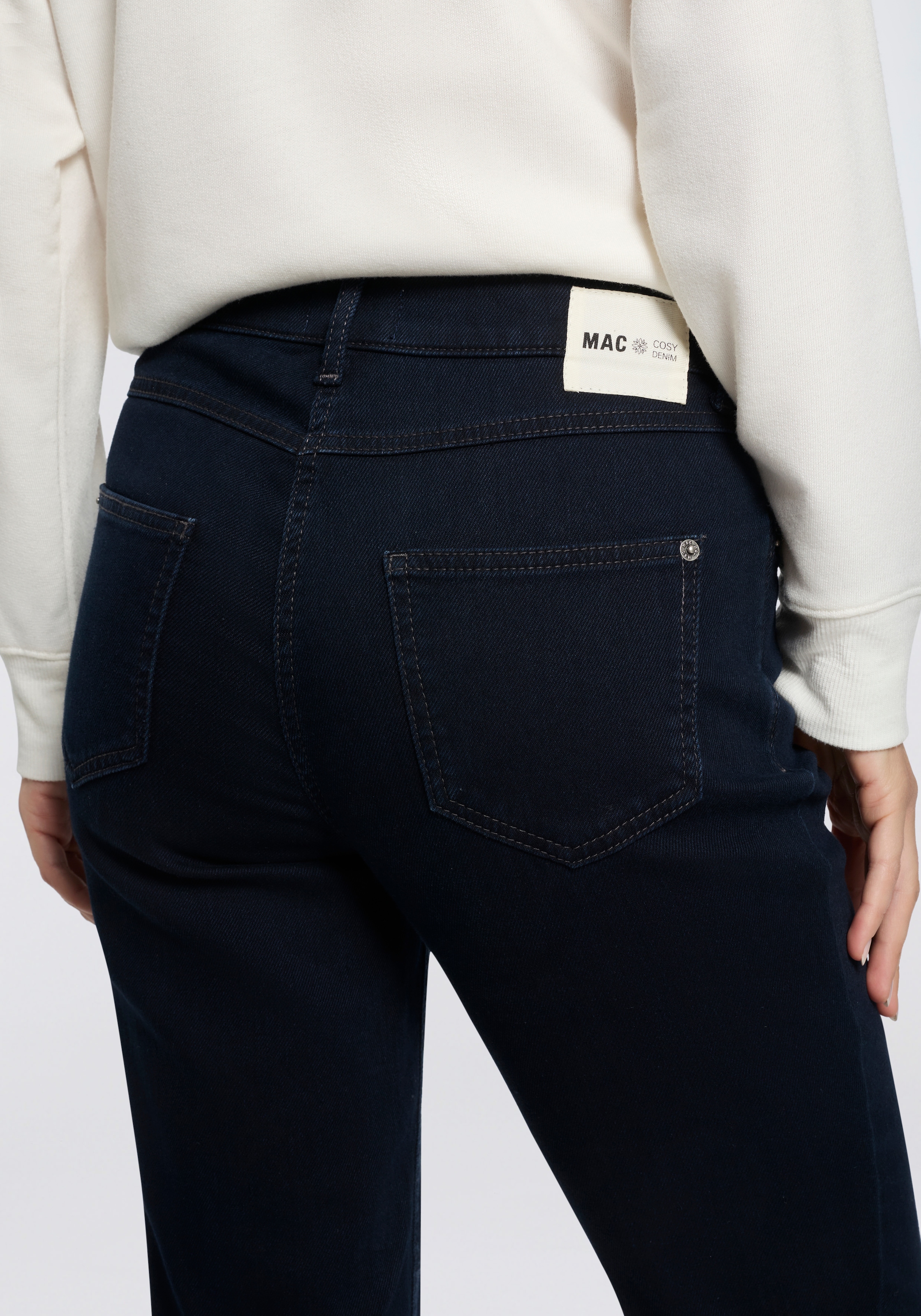 MAC Jeans droit »MACMELANIE« Sportives Naht-Detail am Tascheneingriff