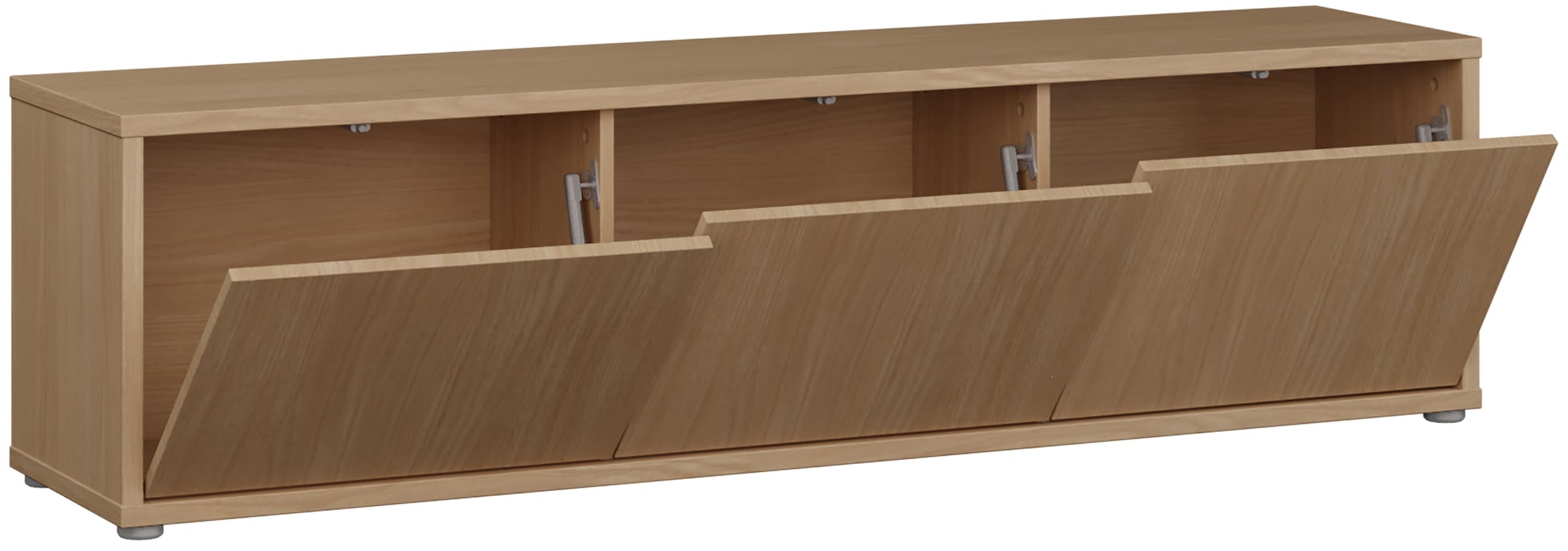 FORTE Table basse »Alice Springs, TV-Board, viel Stauraum, grosse Türen zum Aufklappen« L/H/P 154,2/41,5/34,9 cm Portes pliantes