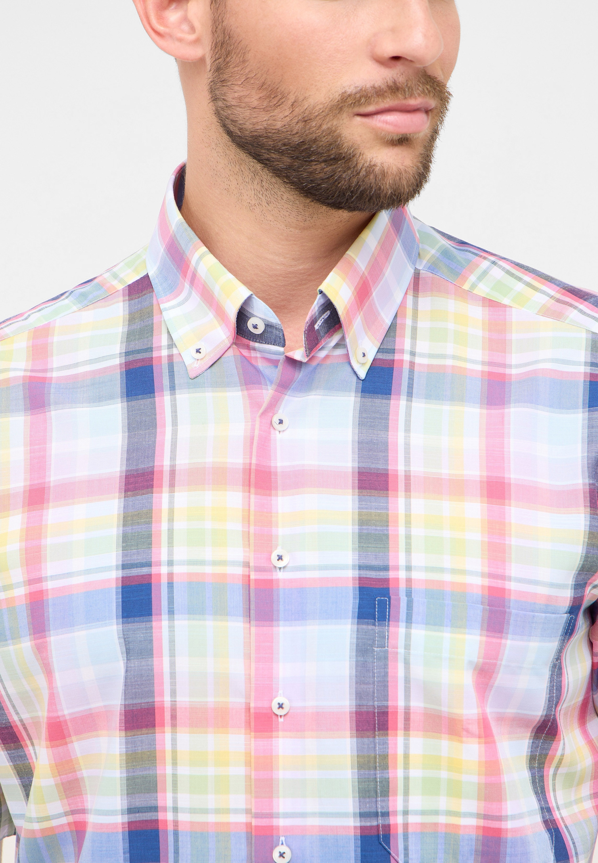 Eterna Kurzarmhemd »COMFORT FIT« EASY IRON (bügelleicht)