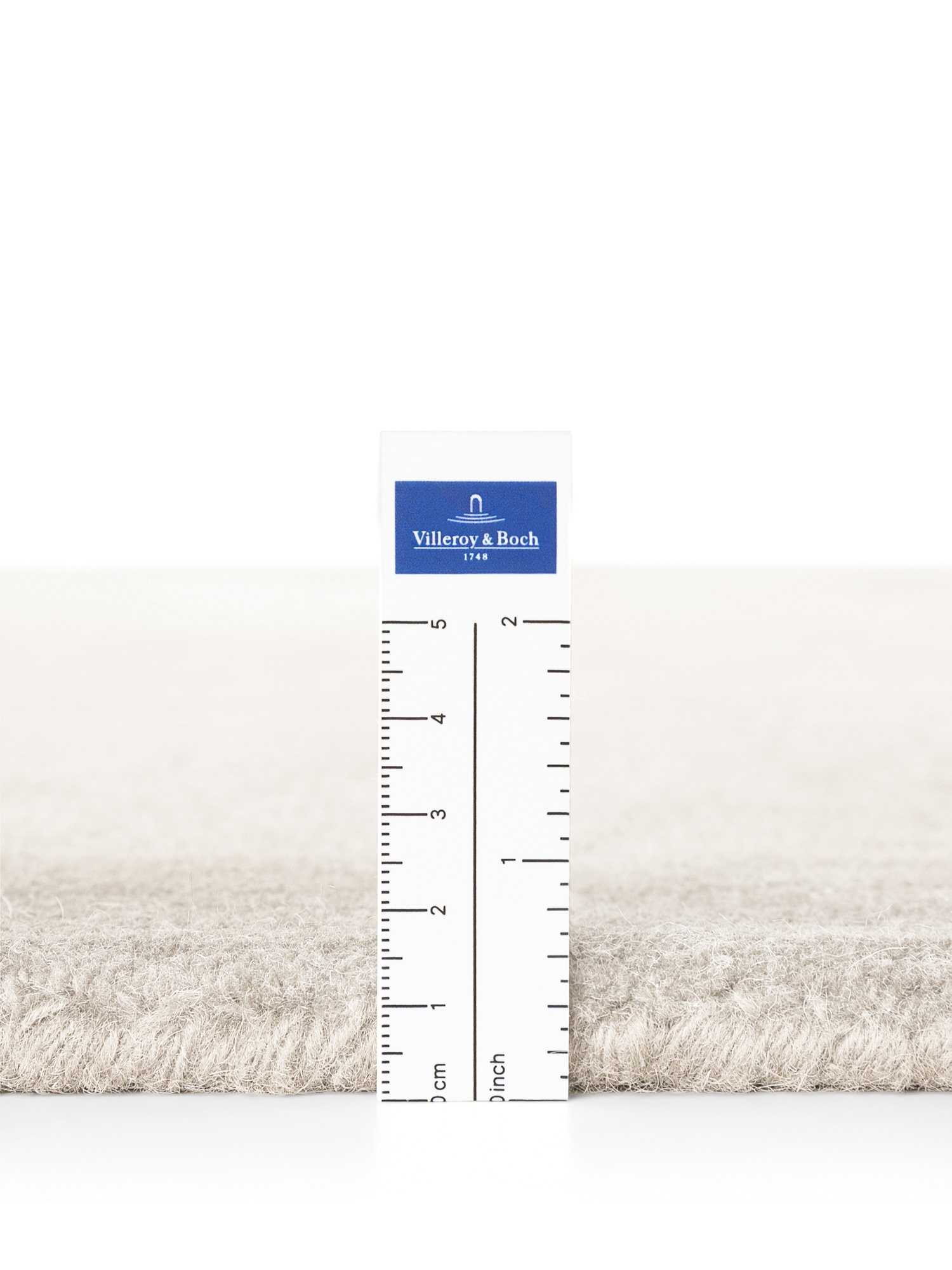 Villeroy & Boch Tapis »Wollteppich Kivi« Rectangulaire 17 mm Höhe tissé main, laine, bordure, uni, coureur, salon, organique