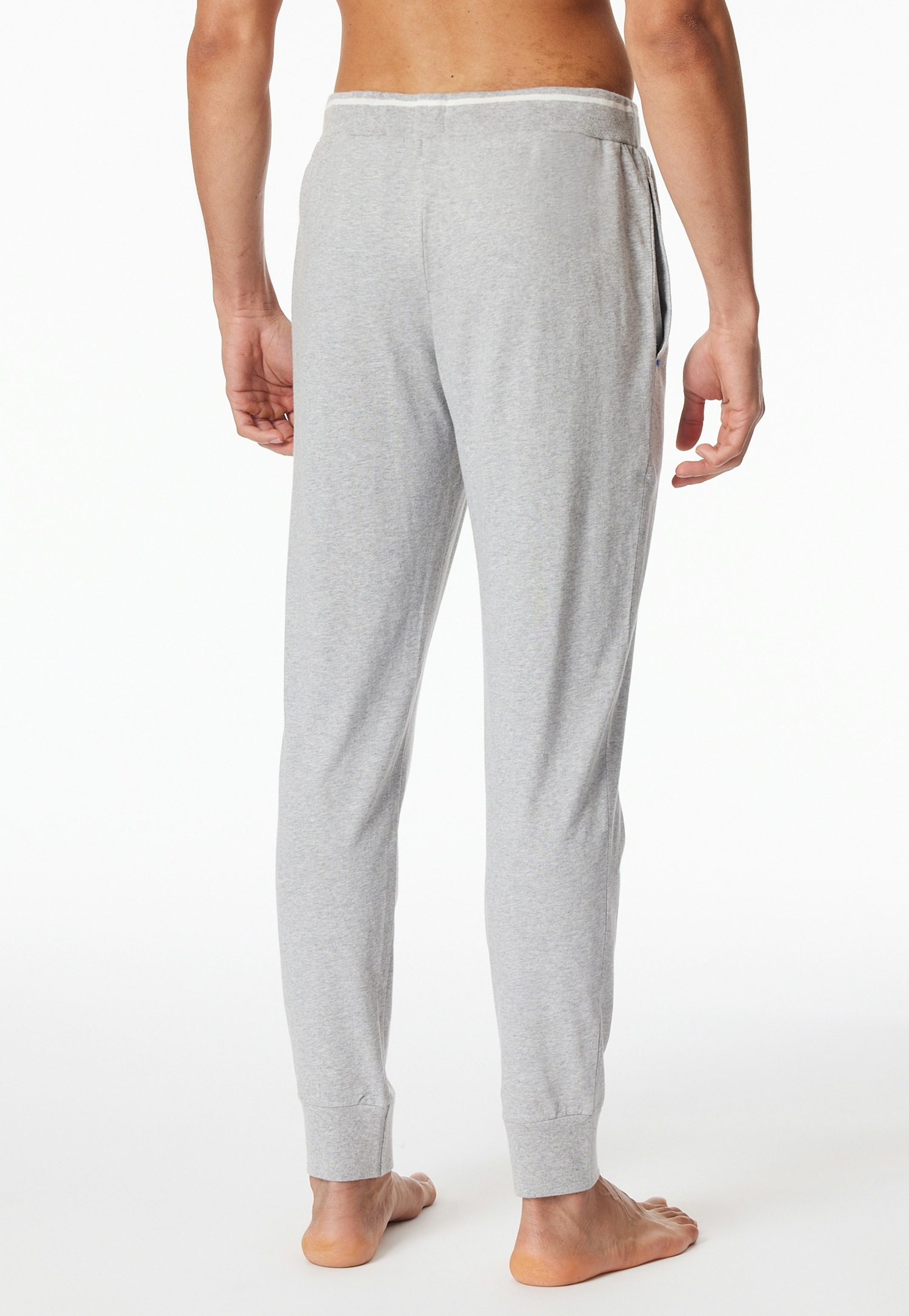Schiesser Pyjamahose »Mix+Relax«  Reine Baumwolle, seitliche Taschen, Bindeband