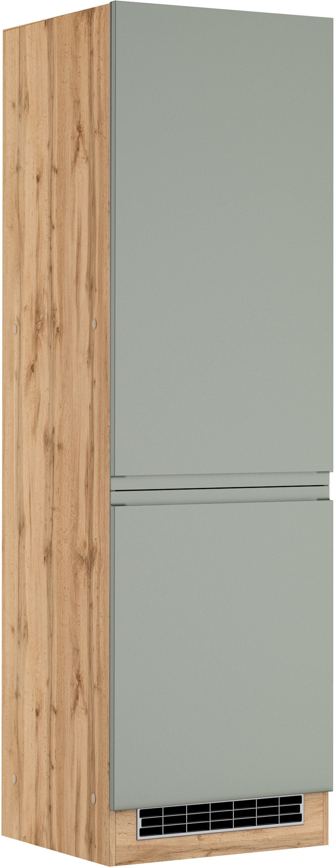 KOCHSTATION Armoire réfrigérée encastrable »KS-Virginia,neu in verbesserter Ausführung« Rangement, Softclose,  largeur 60 cm, hauteur 200 cm, niche pour réfrigérateur L/H/P : 56/178/55 cm