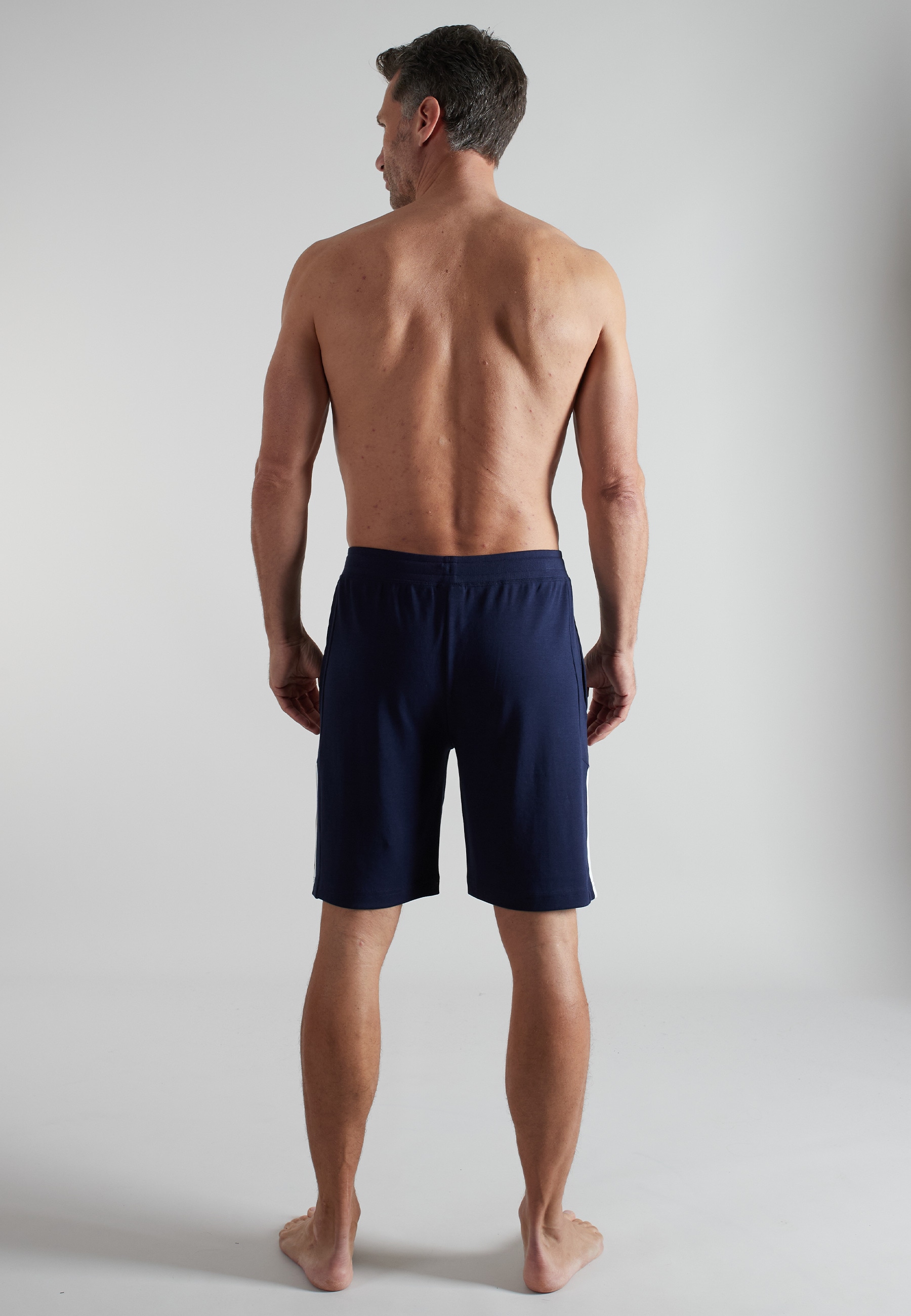 bugatti Bermuda  kurz, mit Logo, basic, bequem, weich, Baumwolle