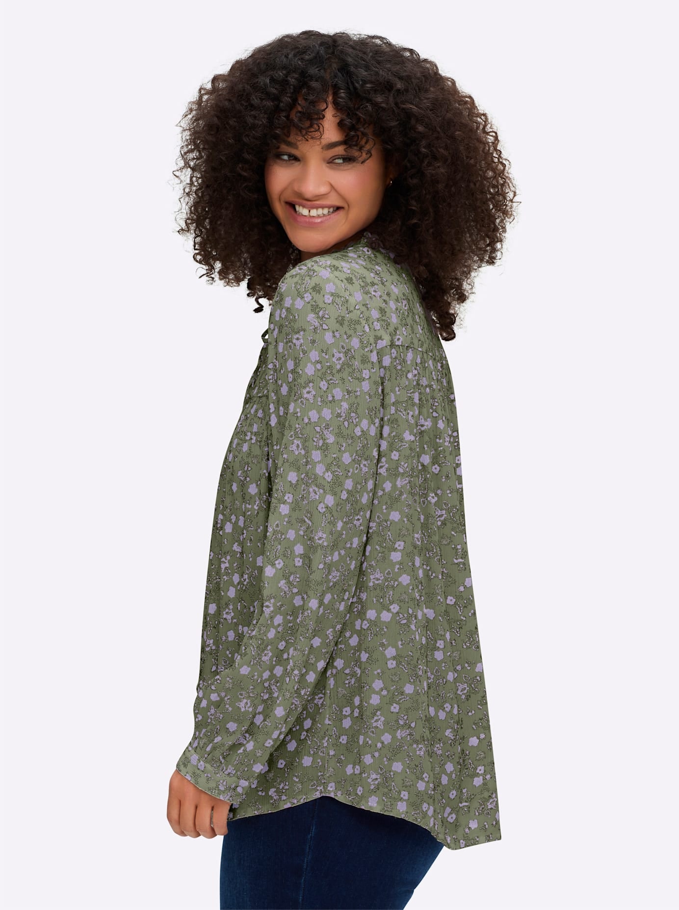 Sheego Blouse à pression